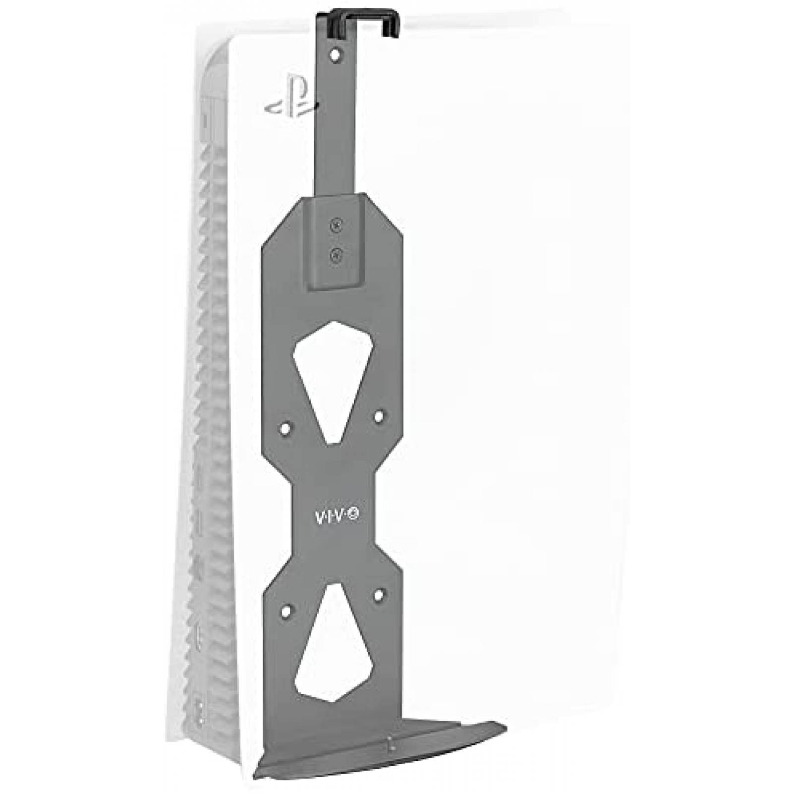 Soporte de pared VIVO para Playstation 5 de acero -Negro