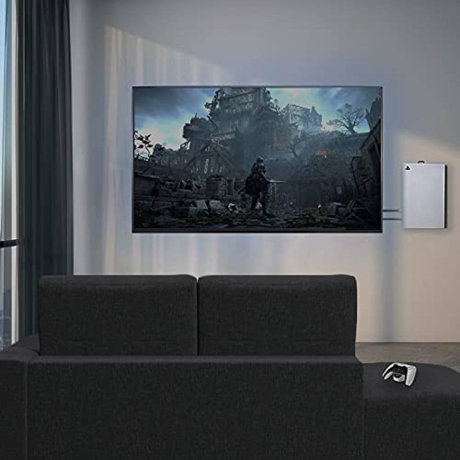 Soporte de pared VIVO para Playstation 5 de acero -Negro