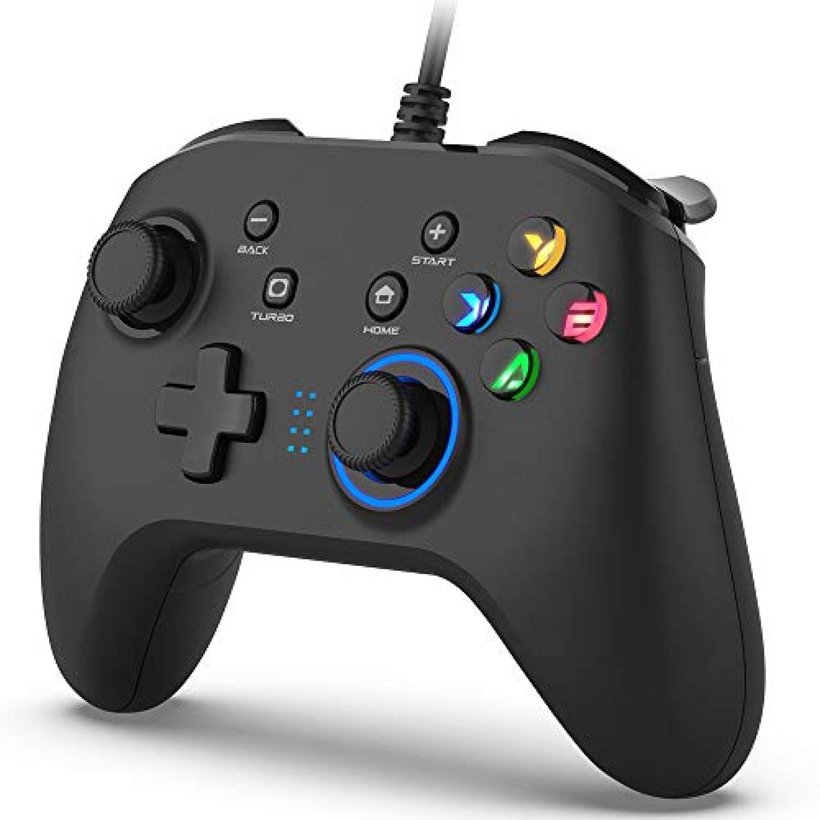 Control para video juego Xasla con cable USB -Negro
