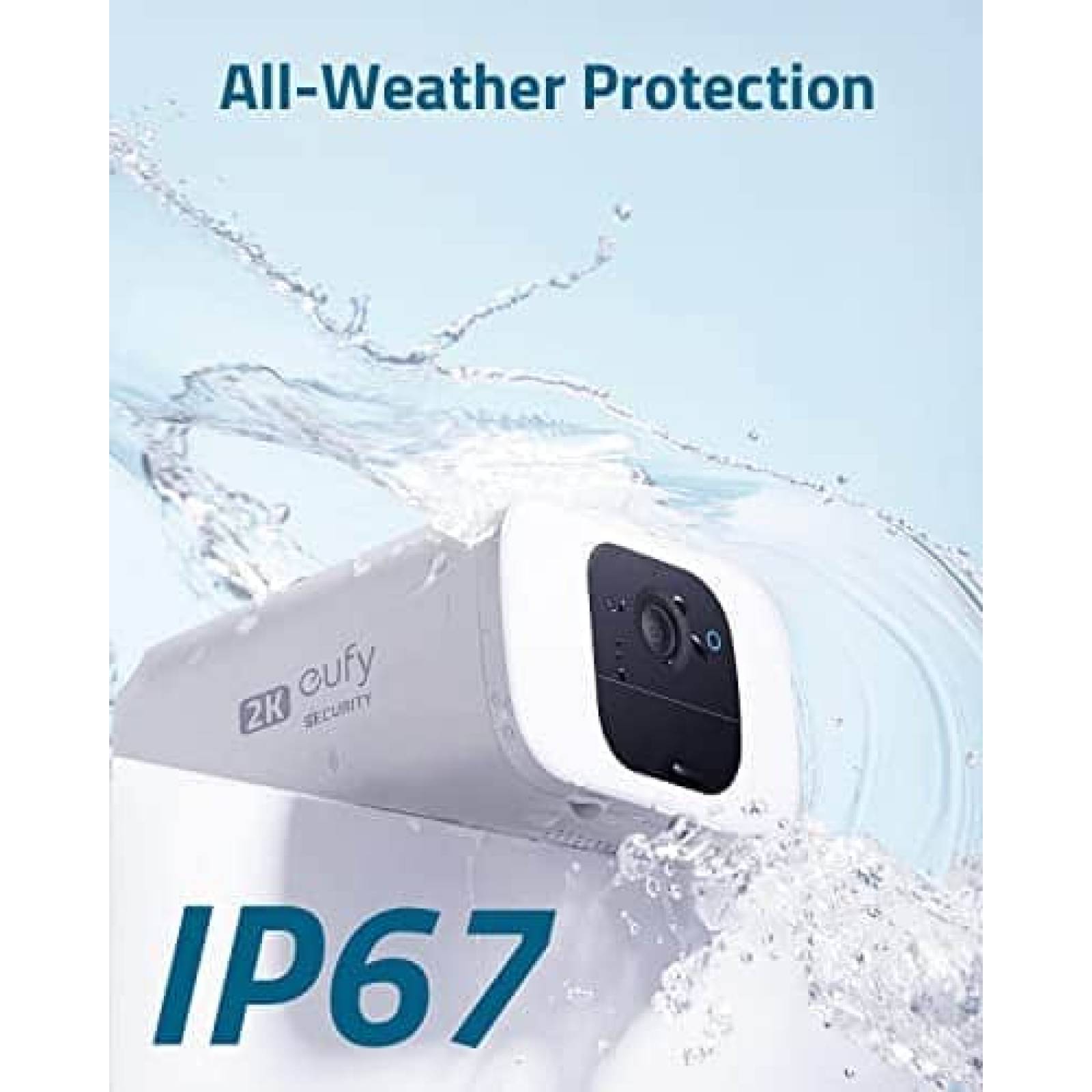 Camara de Seguridad Eufy SoloCam S40 Solar 2K Inalambrica