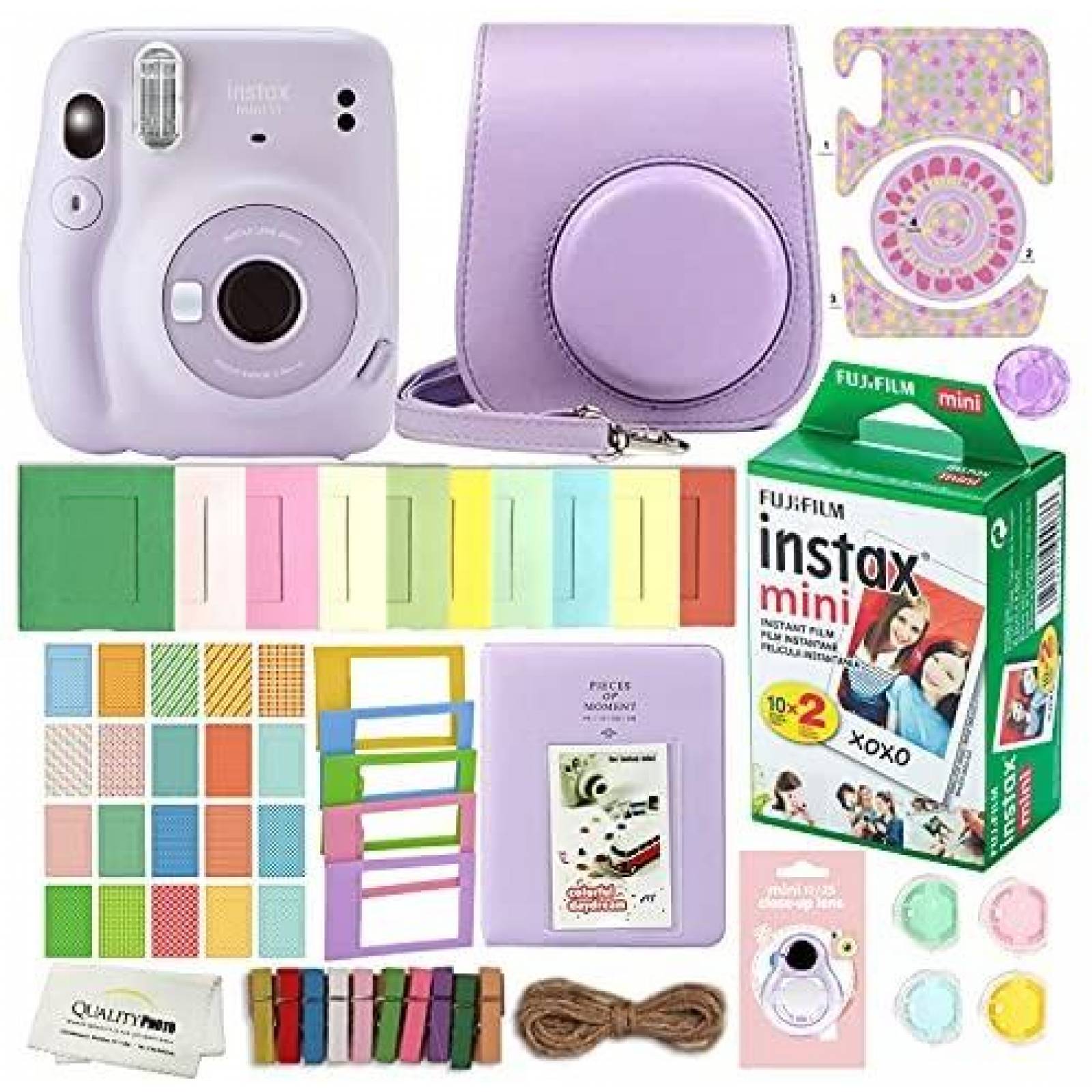 Camara Instantanea Fujifilm Instax Mini 11 Marco Y Mas -Lila