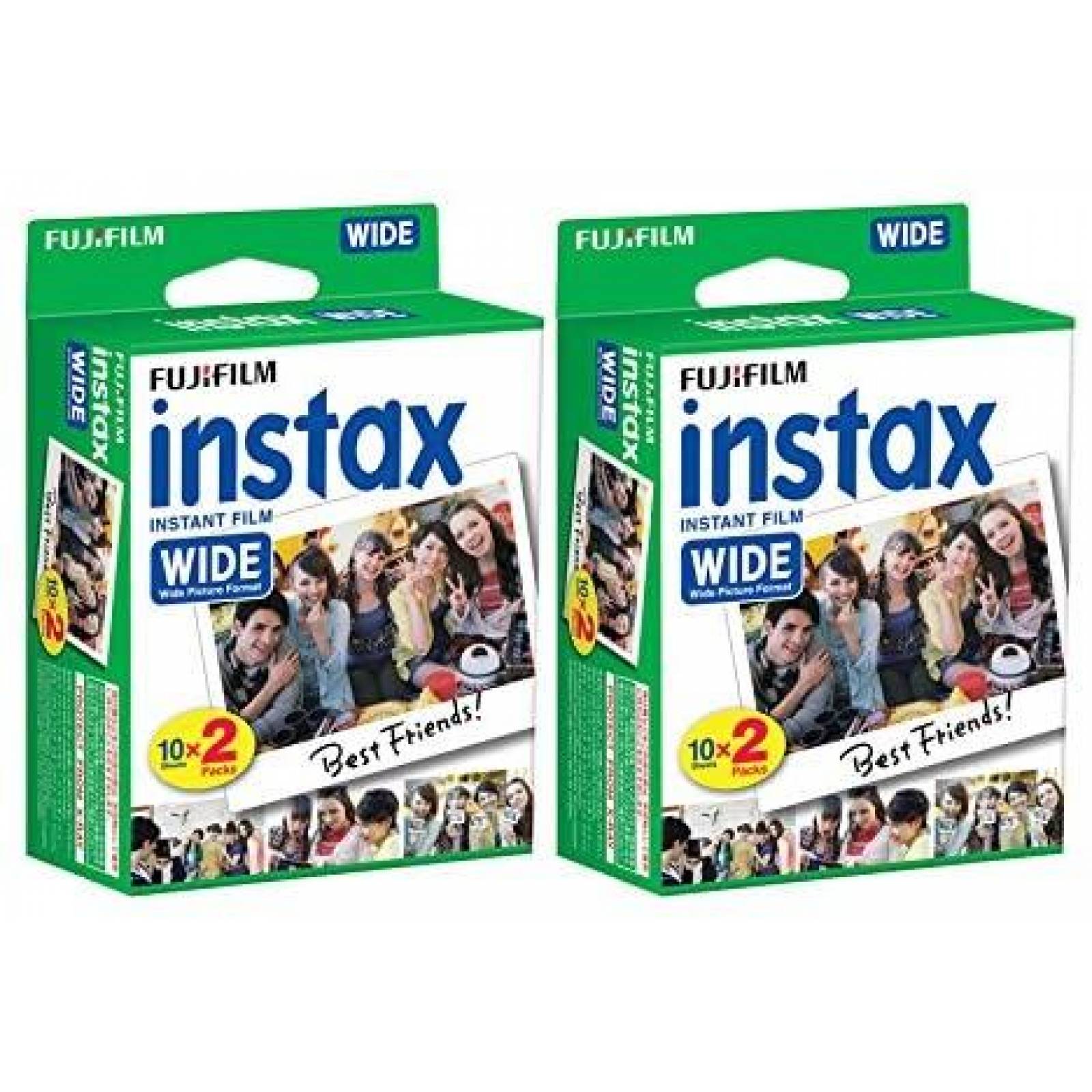 Camara Instax Fujifilm Wide 300 40 hojas + accesorios -Negro
