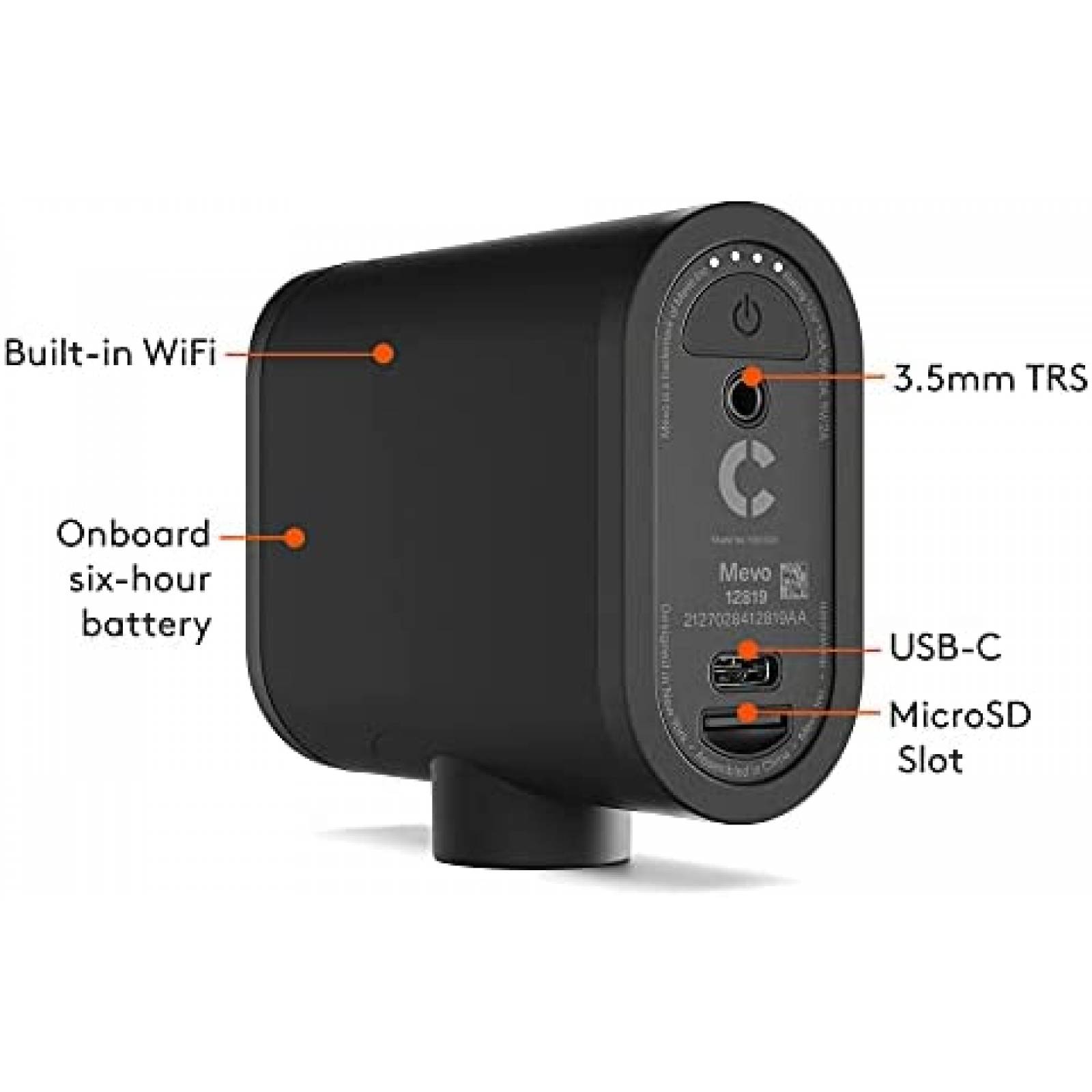 Camaras de transmision en vivo Mevo Paquete de 3 -Negro