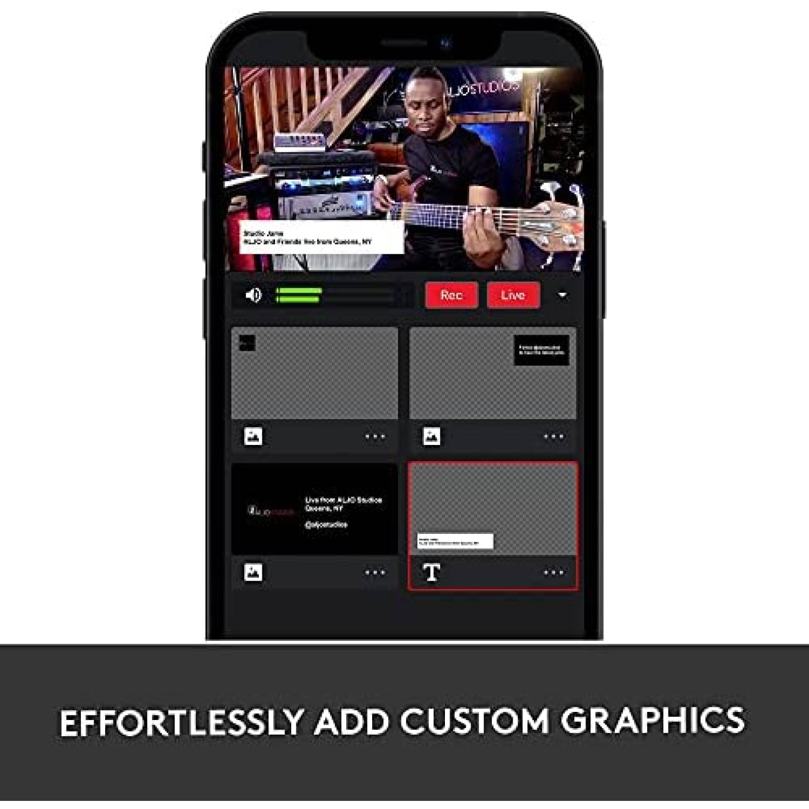 Camaras de transmision en vivo Mevo Paquete de 3 -Negro