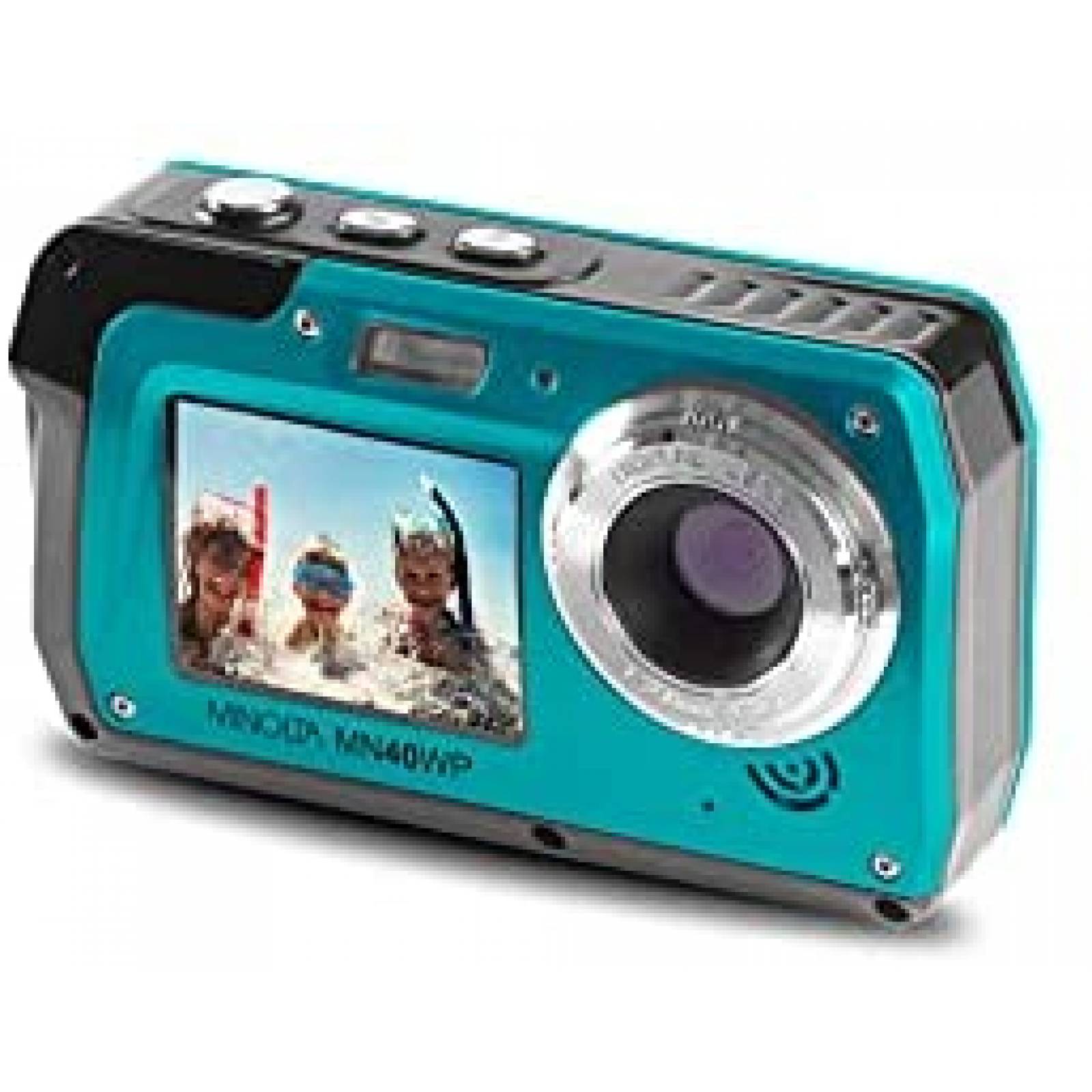 Camara A Prueba de Agua Minolta MN40WP-BL 48MP -Turquesa