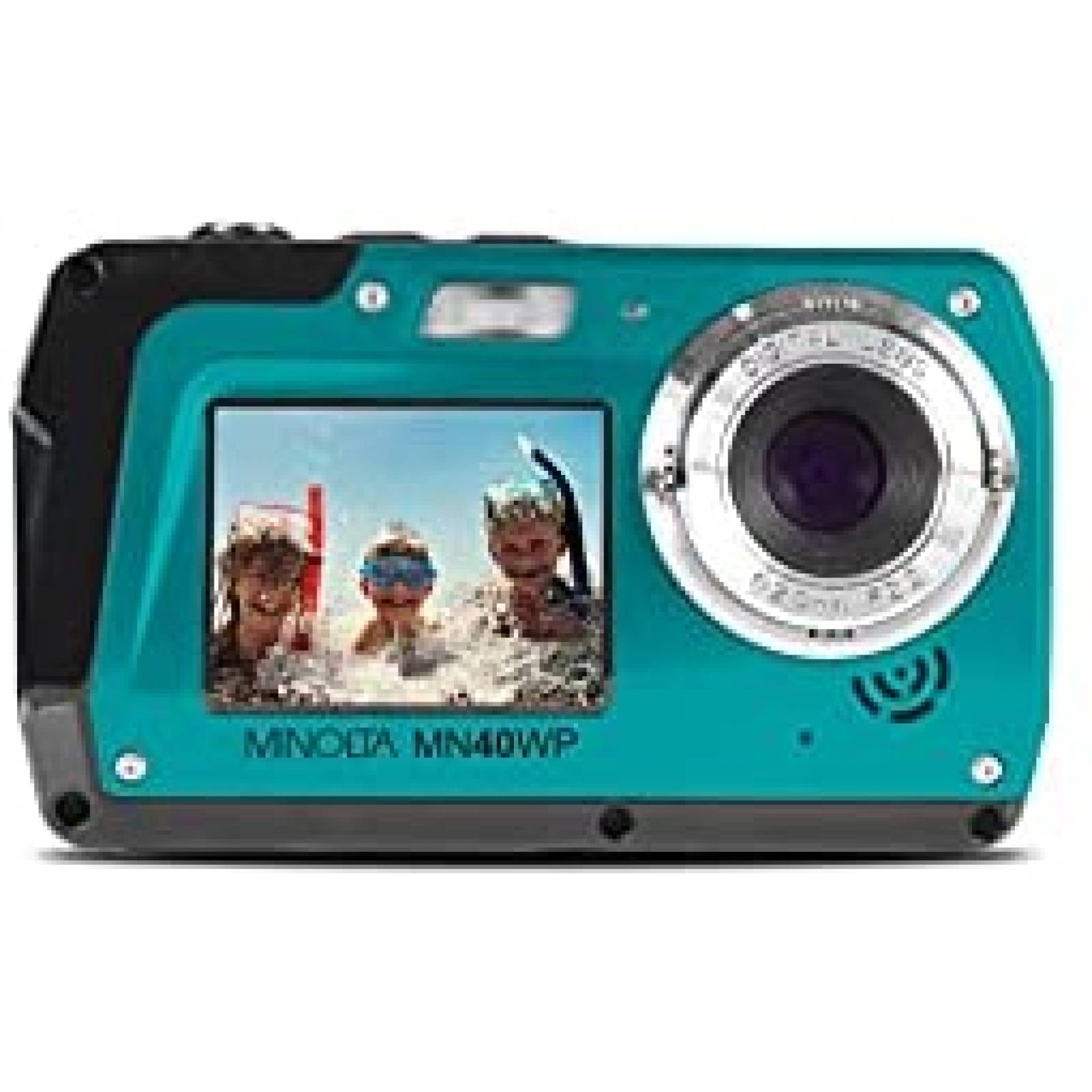 Camara A Prueba de Agua Minolta MN40WP-BL 48MP -Turquesa