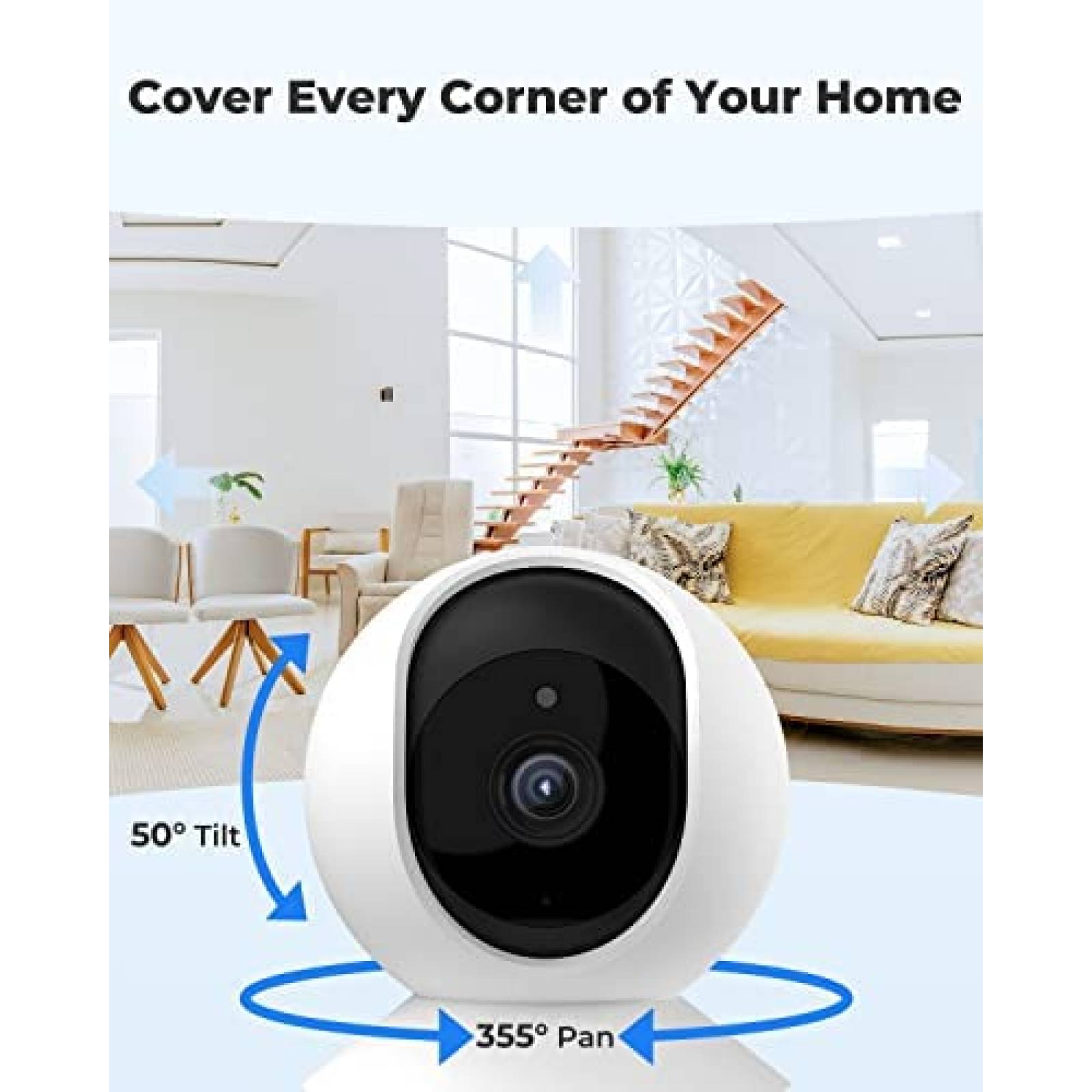 Camara de Vigilancia Reolink E1 Pro Inalambrica -Negro