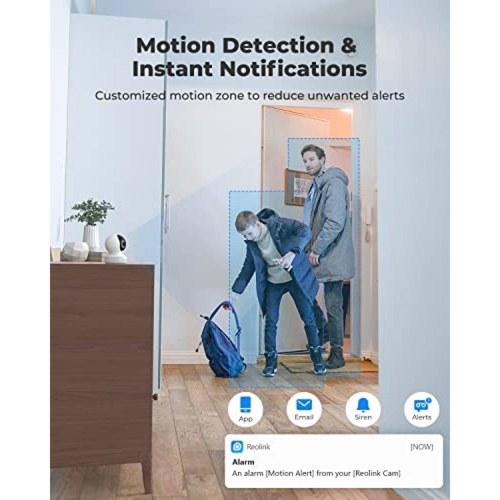 Camara de Vigilancia Reolink E1 Pro Inalambrica -Negro