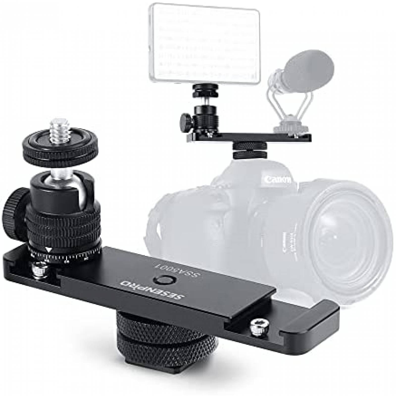 Soporte de Montaje SESENPRO para Accesorios de Camara -Negro