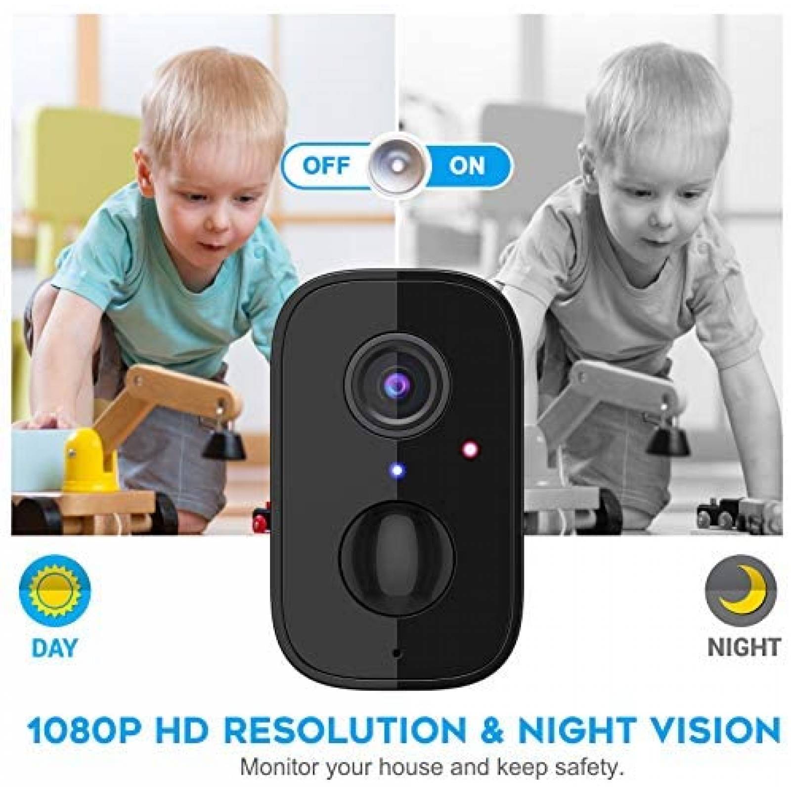 Camara SV3C Inalambrico WiFi 1080P Interiores -Blanco