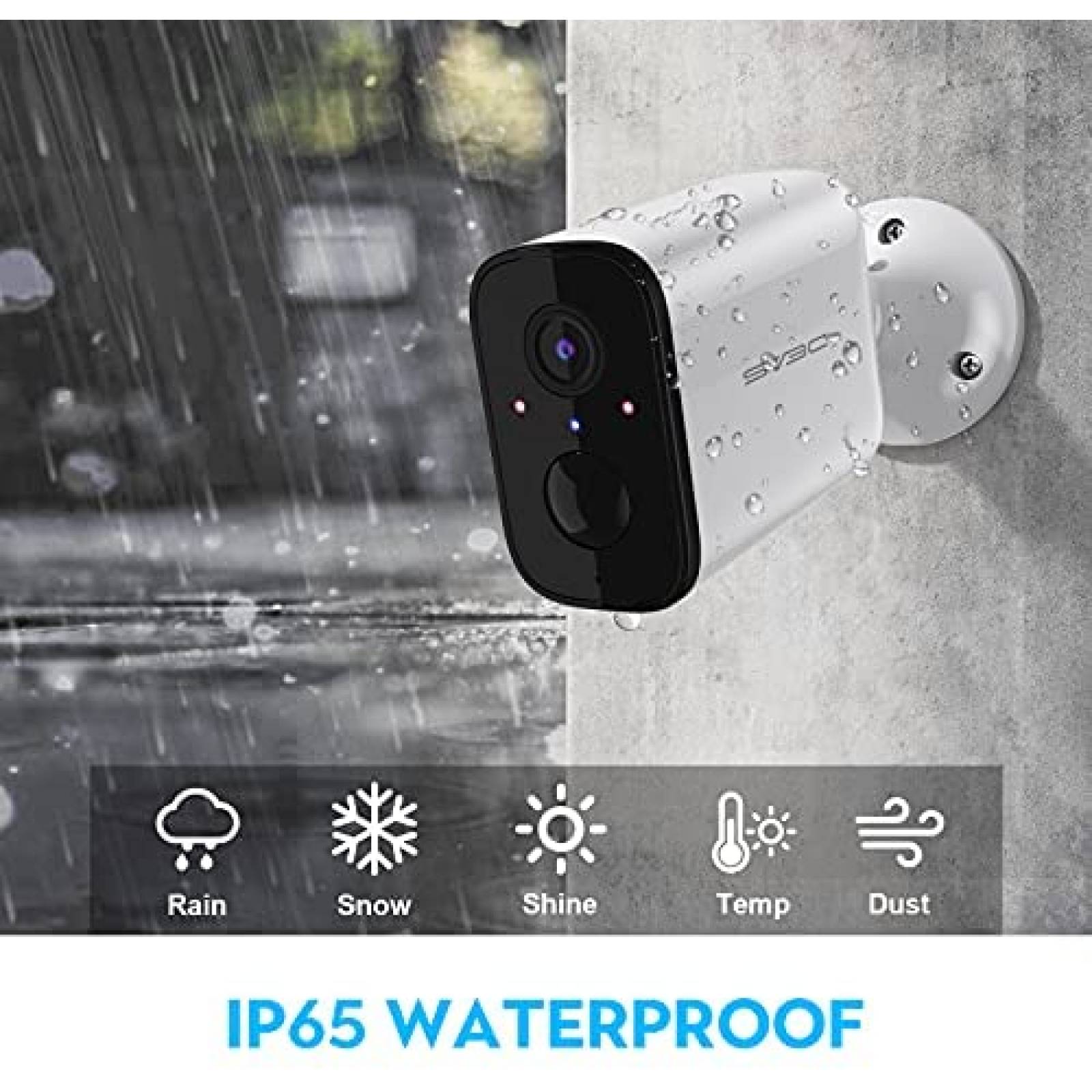 Camara SV3C Inalambrico WiFi 1080P Interiores -Blanco