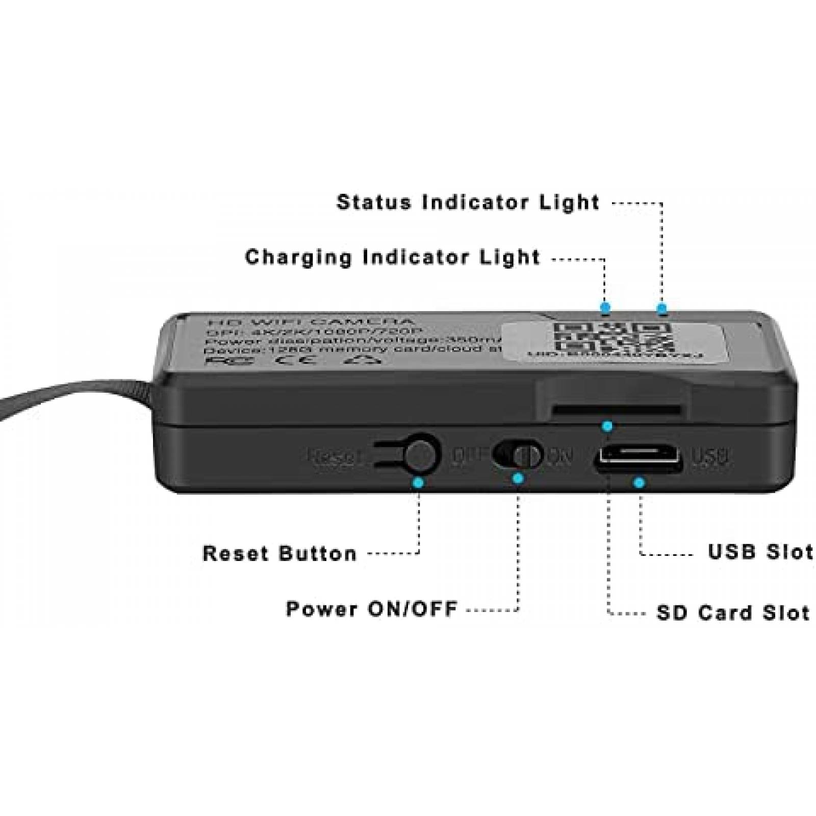 Modulo de camara ULar ULar S3 2MP HD Inalambrico Telefono