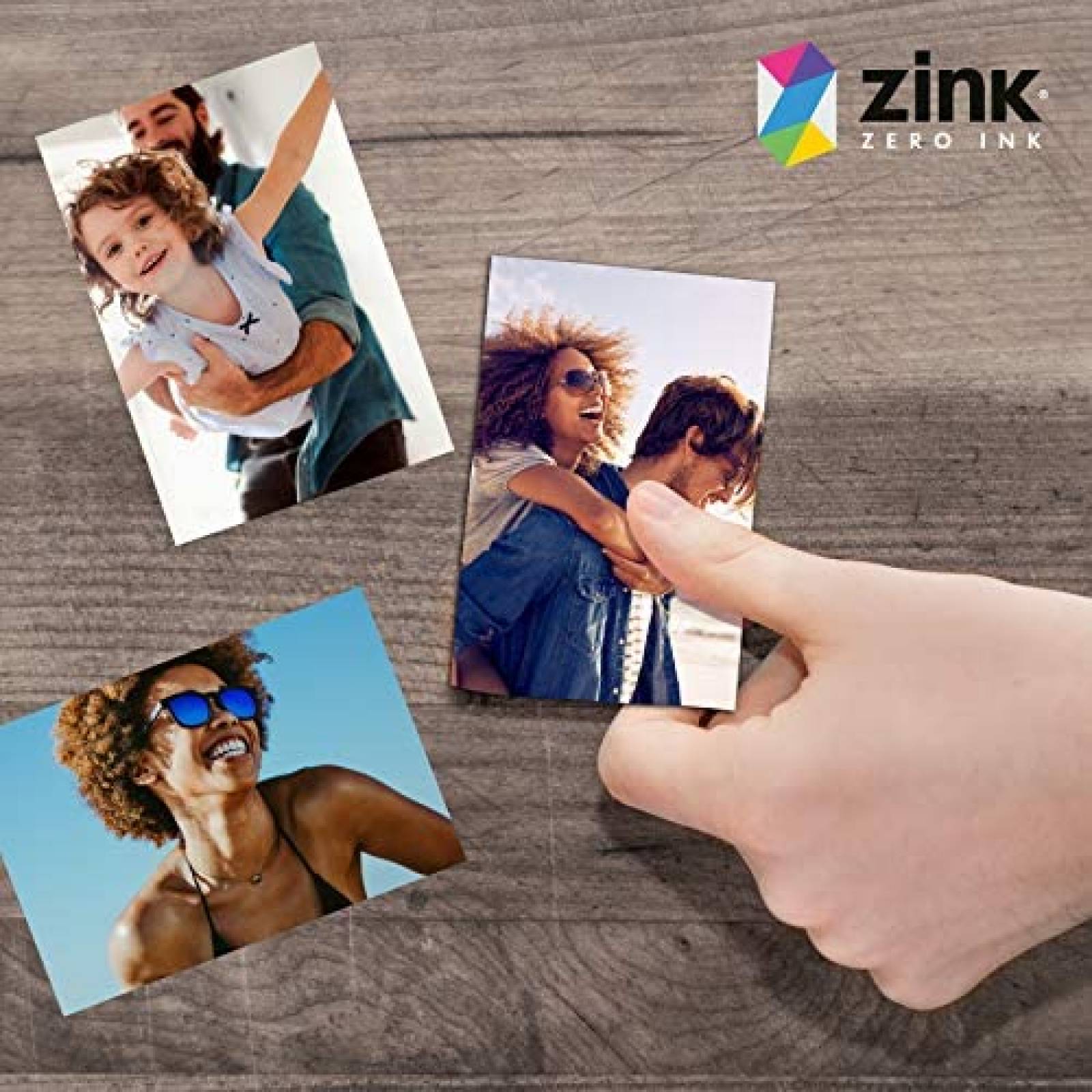 Papel Fotografico Zink 2" x 3" Paquete de 30 -Blanco