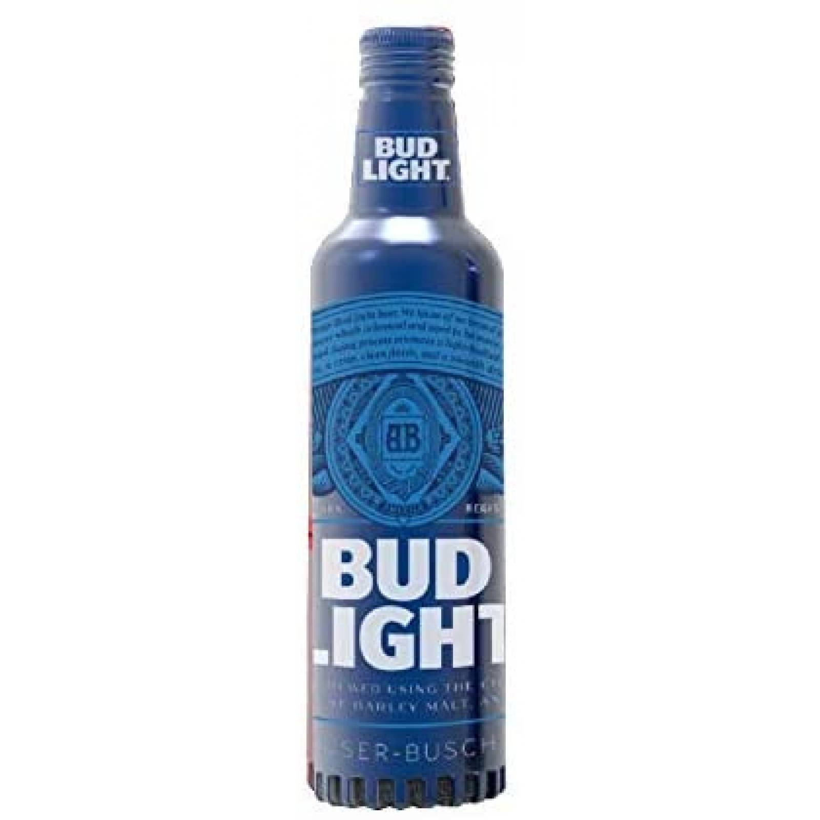 Bocina Budweiser Botella Aluminio Bluetooth 6hrs -Azul