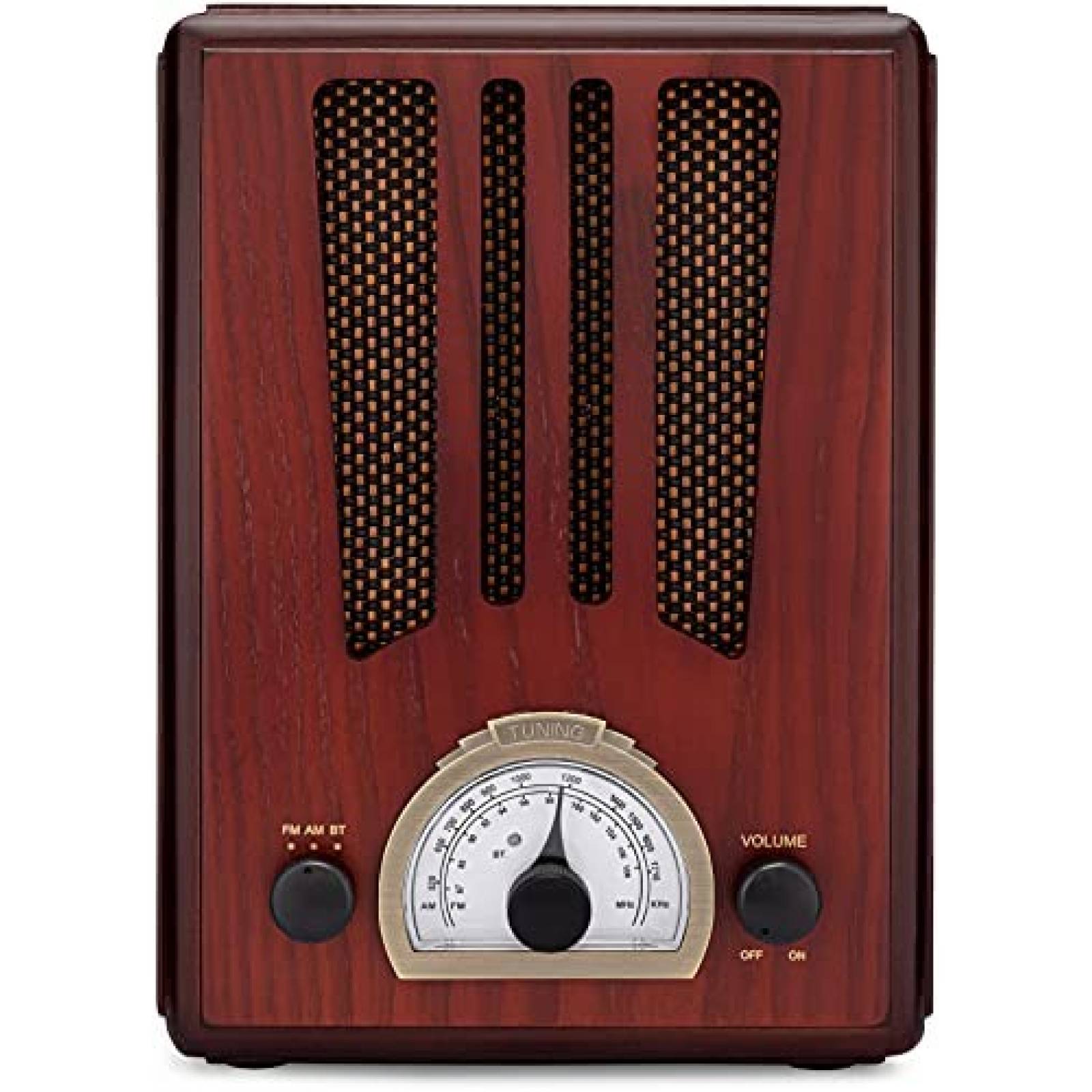Radio am/fm estilo clasico ClearClick de madera -Cafe