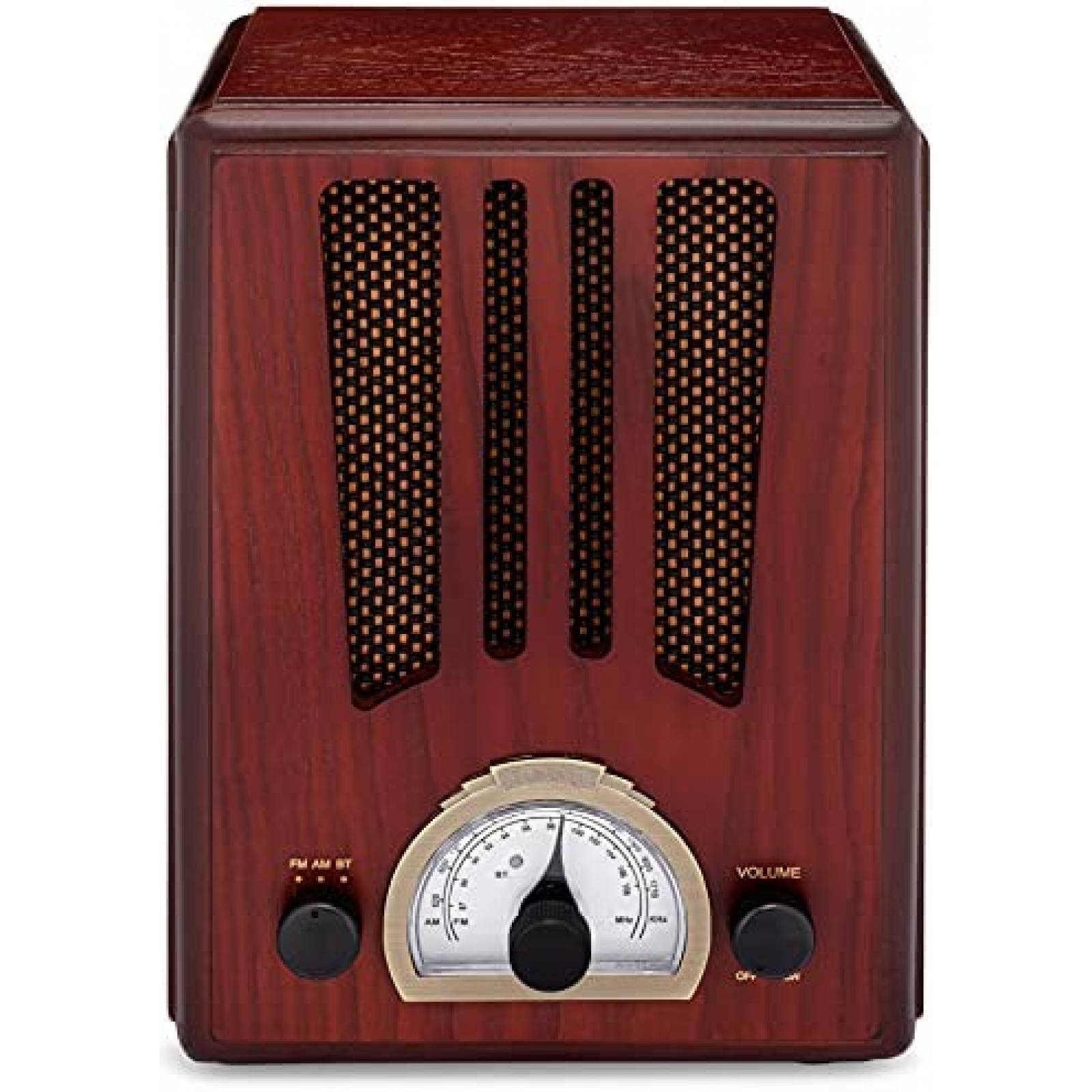 Radio am/fm estilo clasico ClearClick de madera -Cafe