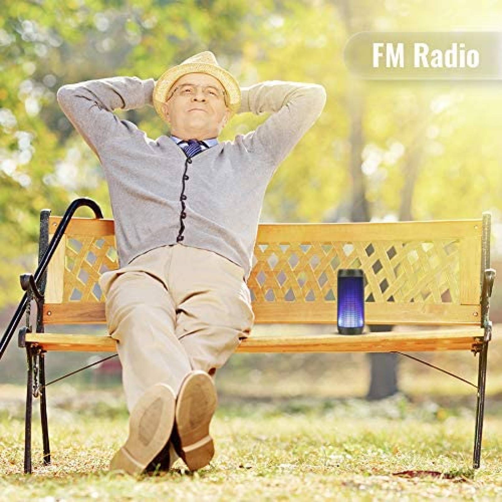 Bocina inalambrica ELEHOT Direct cambio de color -Negro