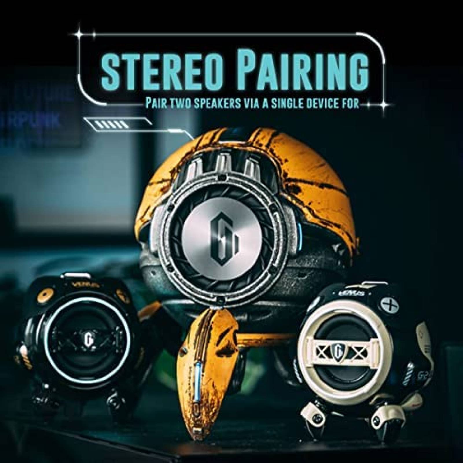 Altavoces G GravaStar Bluetooth Mars Pro Bass Boost