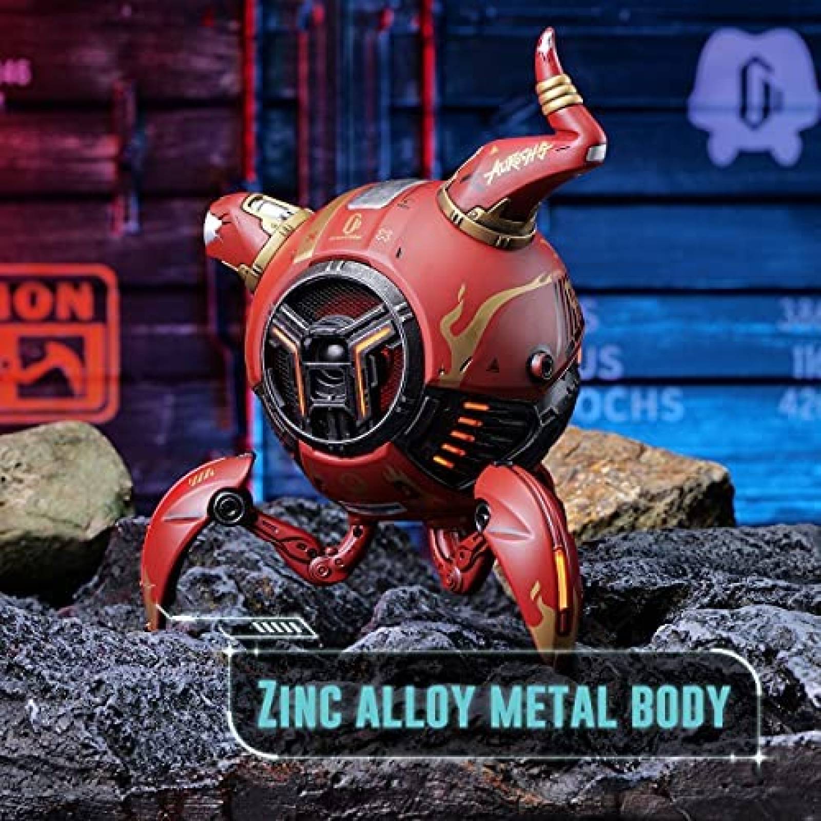 Bocina Bluetooth Gravastar Mars Pro de 15H de Carga -Rojo