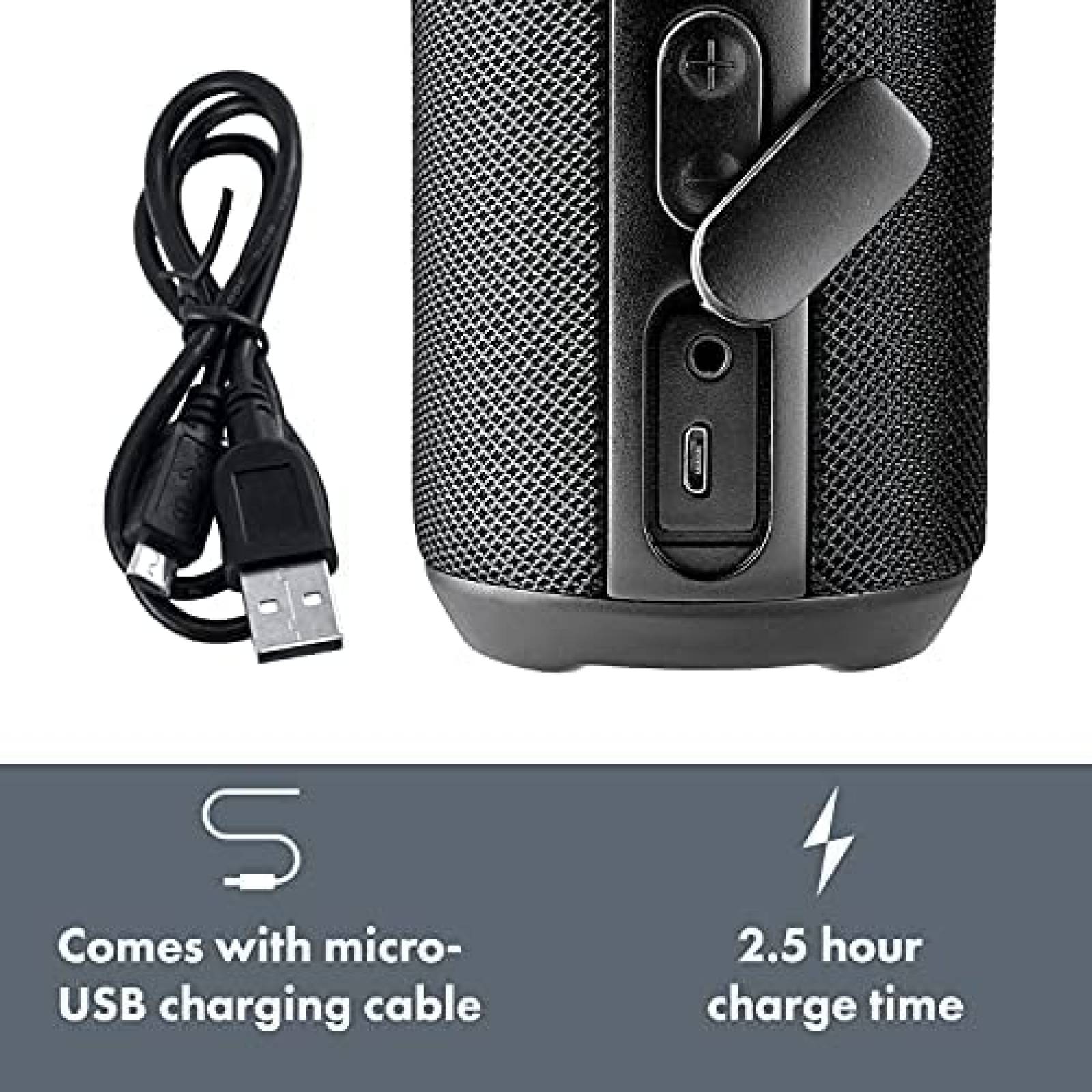 Bocina inalambrica Ifidelity contra agua 10W -Negro