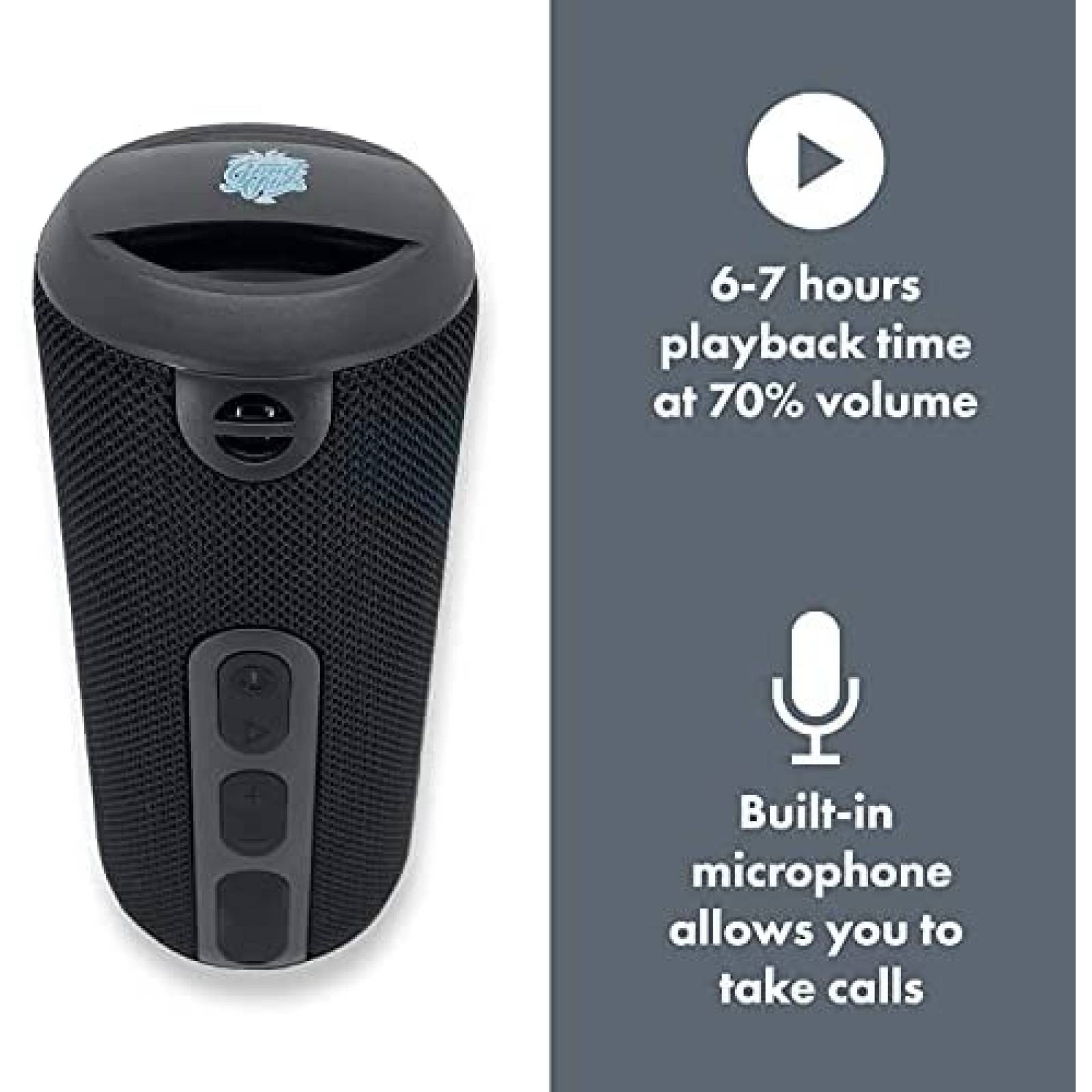 Bocina inalambrica Ifidelity contra agua 10W -Negro