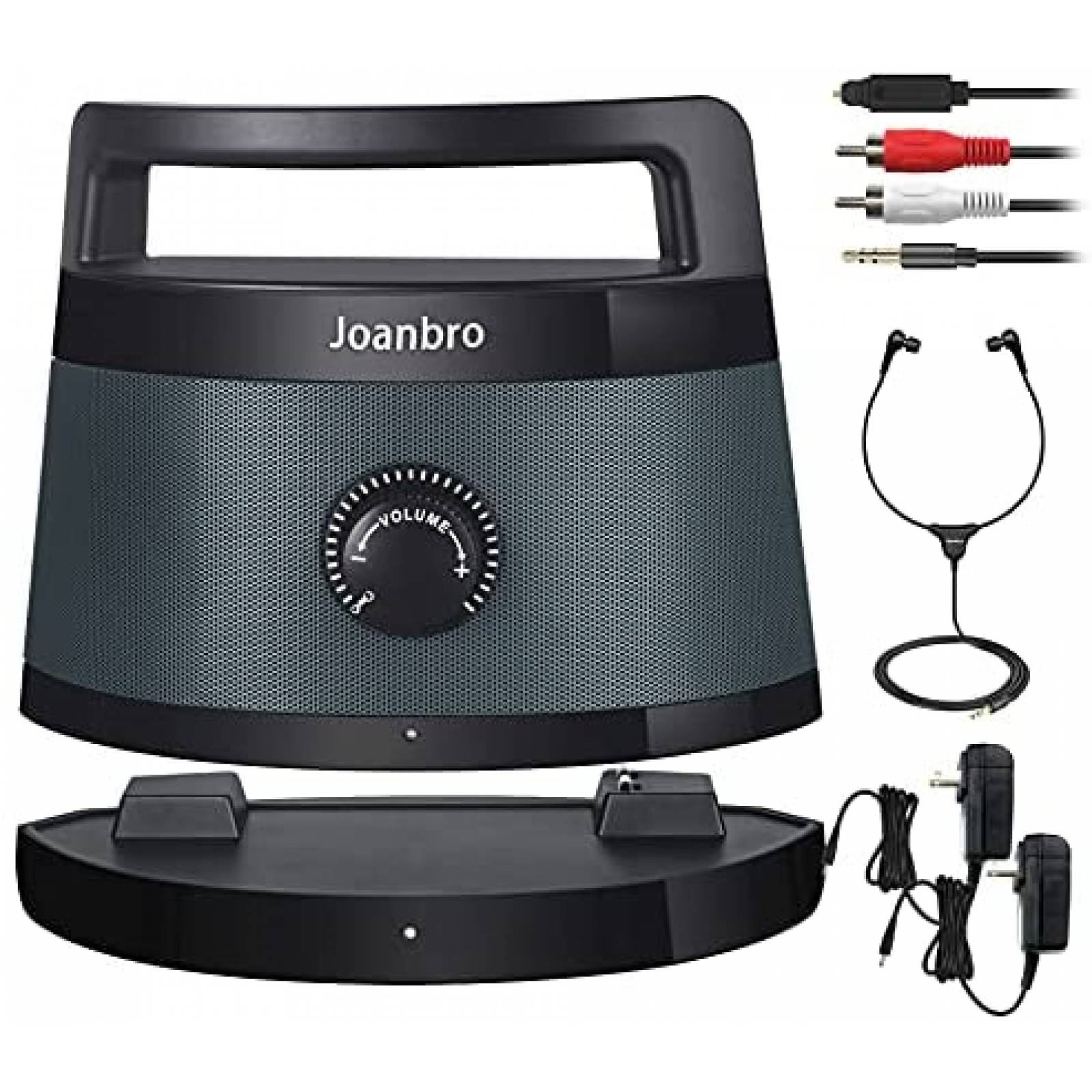 Bocina para TV portatil Joanbro TS1D 2.4ghz -Negro