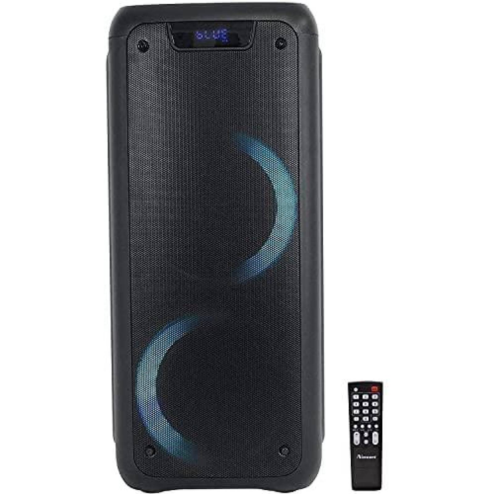 Bocina Nutek 6.5" Bluetooth Portatil recargable -Negro