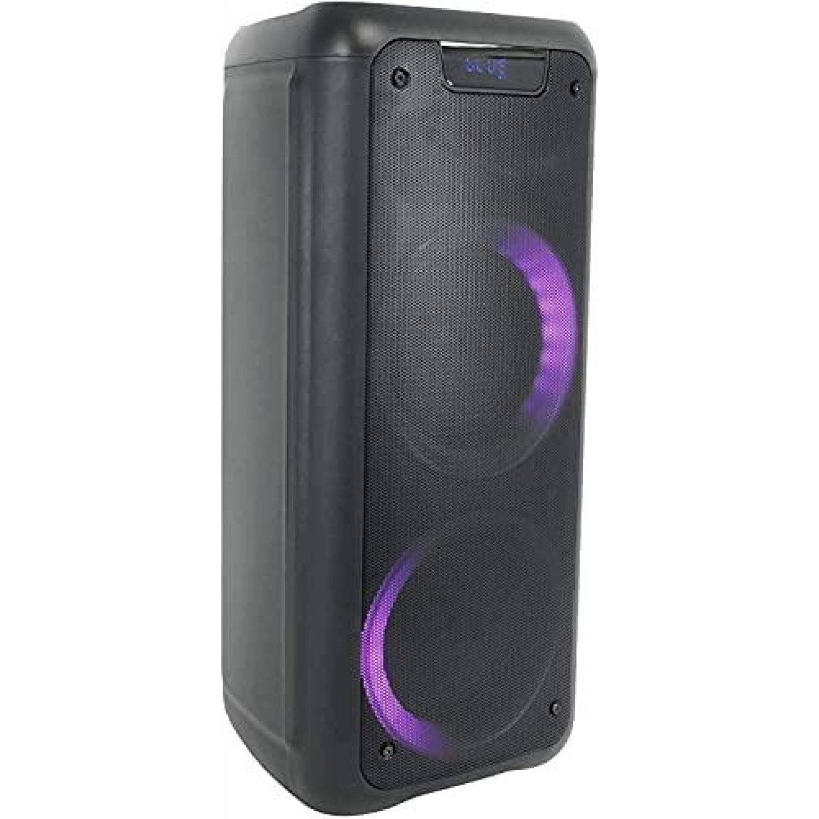 Bocina Nutek 6.5" Bluetooth Portatil recargable -Negro