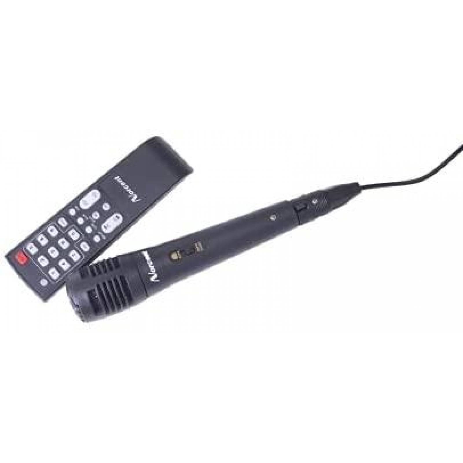 Bocina Nutek 6.5" Bluetooth Portatil recargable -Negro