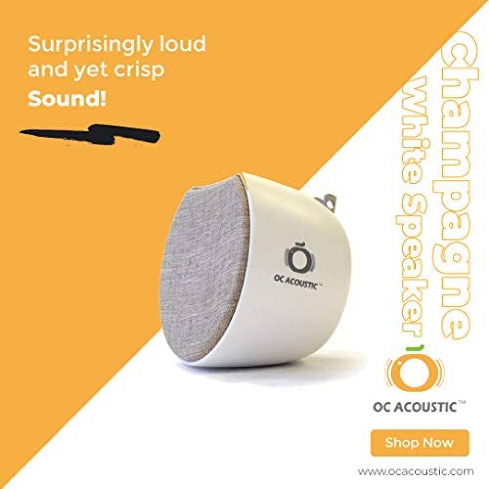 Bocina Portatil OC Acoustic de Enchufe c/Bluetooth 5.1