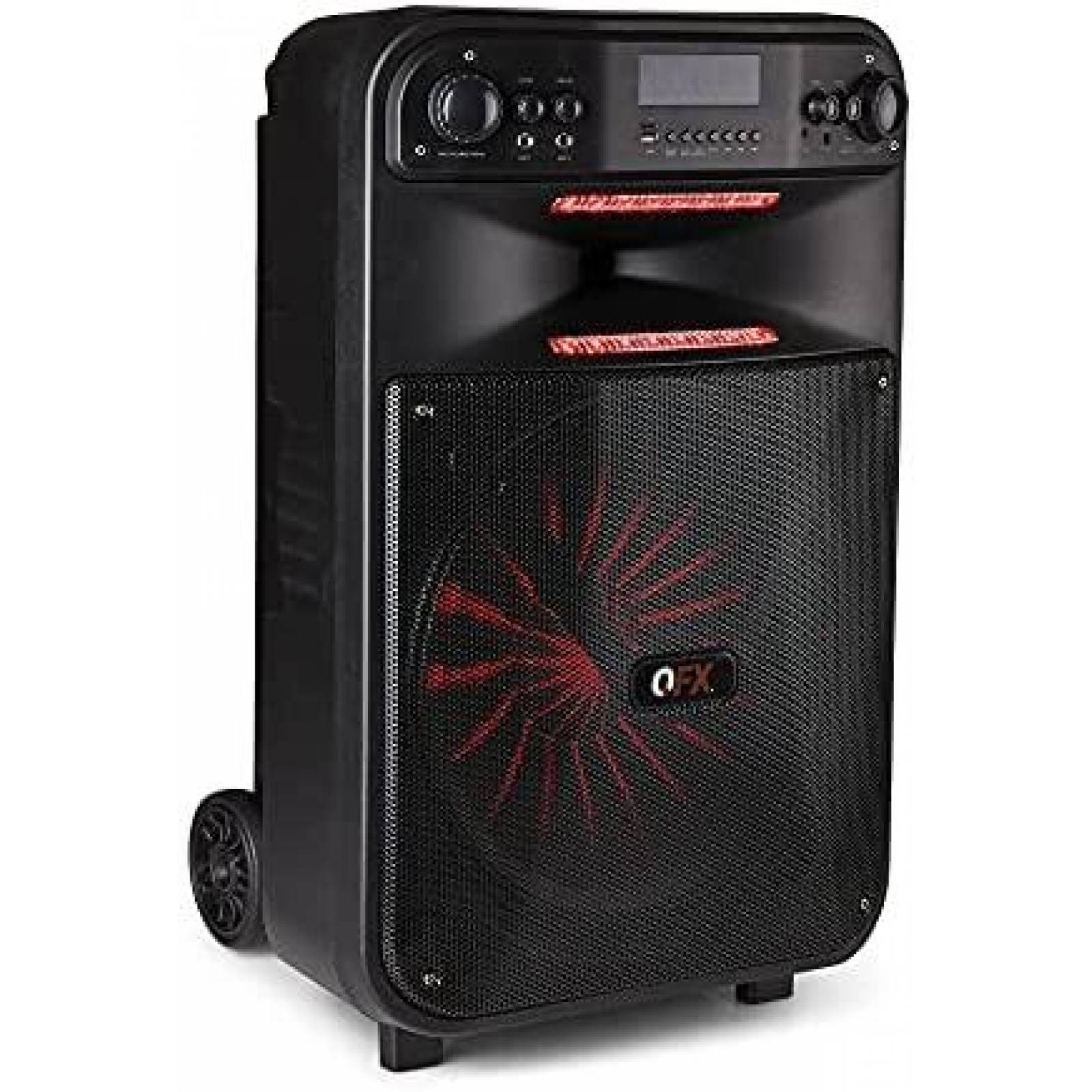 Bocina QFX PBX-115 15" Recargable Bluetooth -Negro