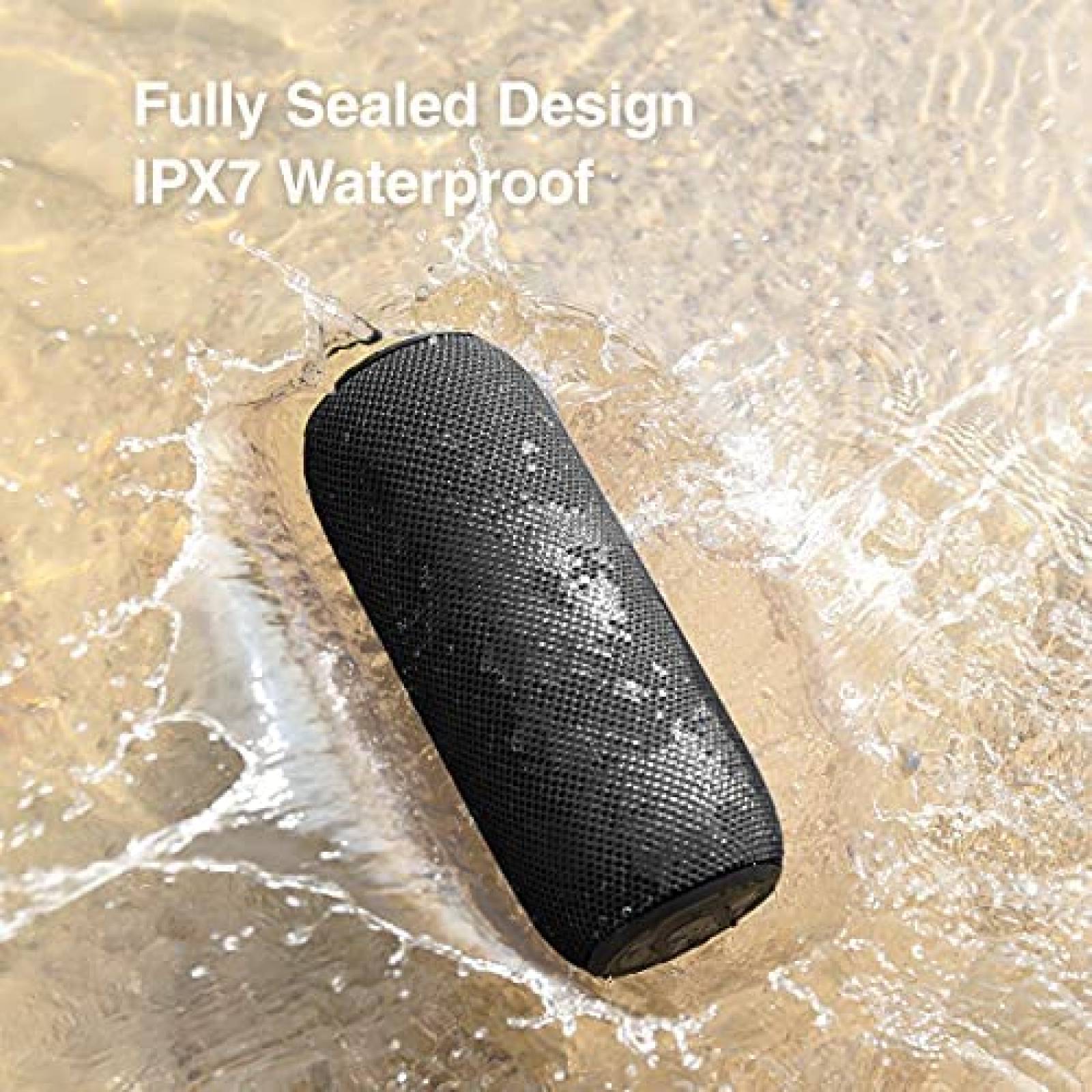 Bocina SANAG Portatil Inalambrica Sonido Envolvente -Negro