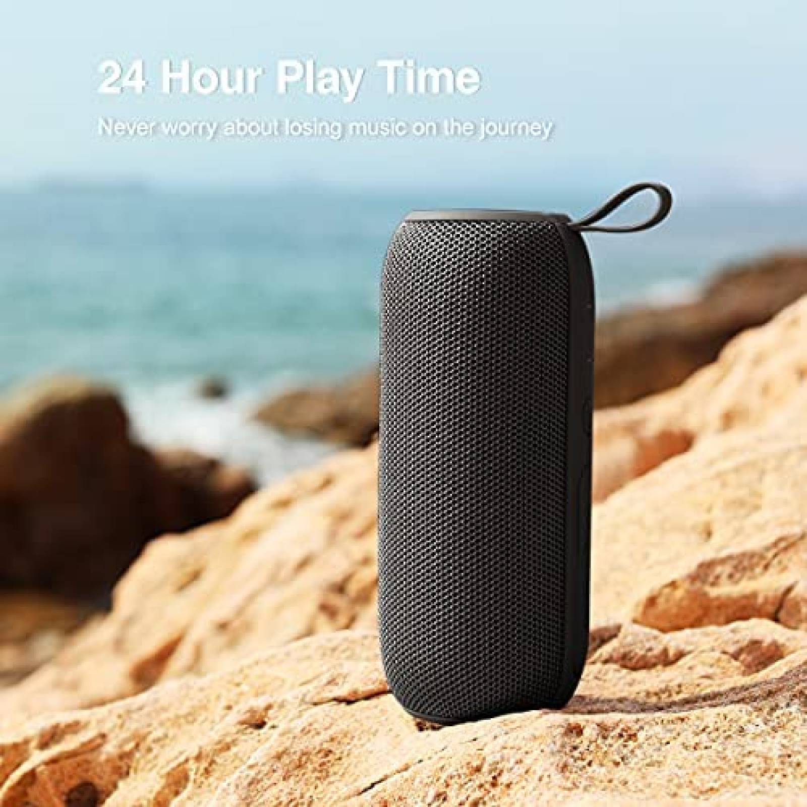 Bocina SANAG Portatil Inalambrica Sonido Envolvente -Negro