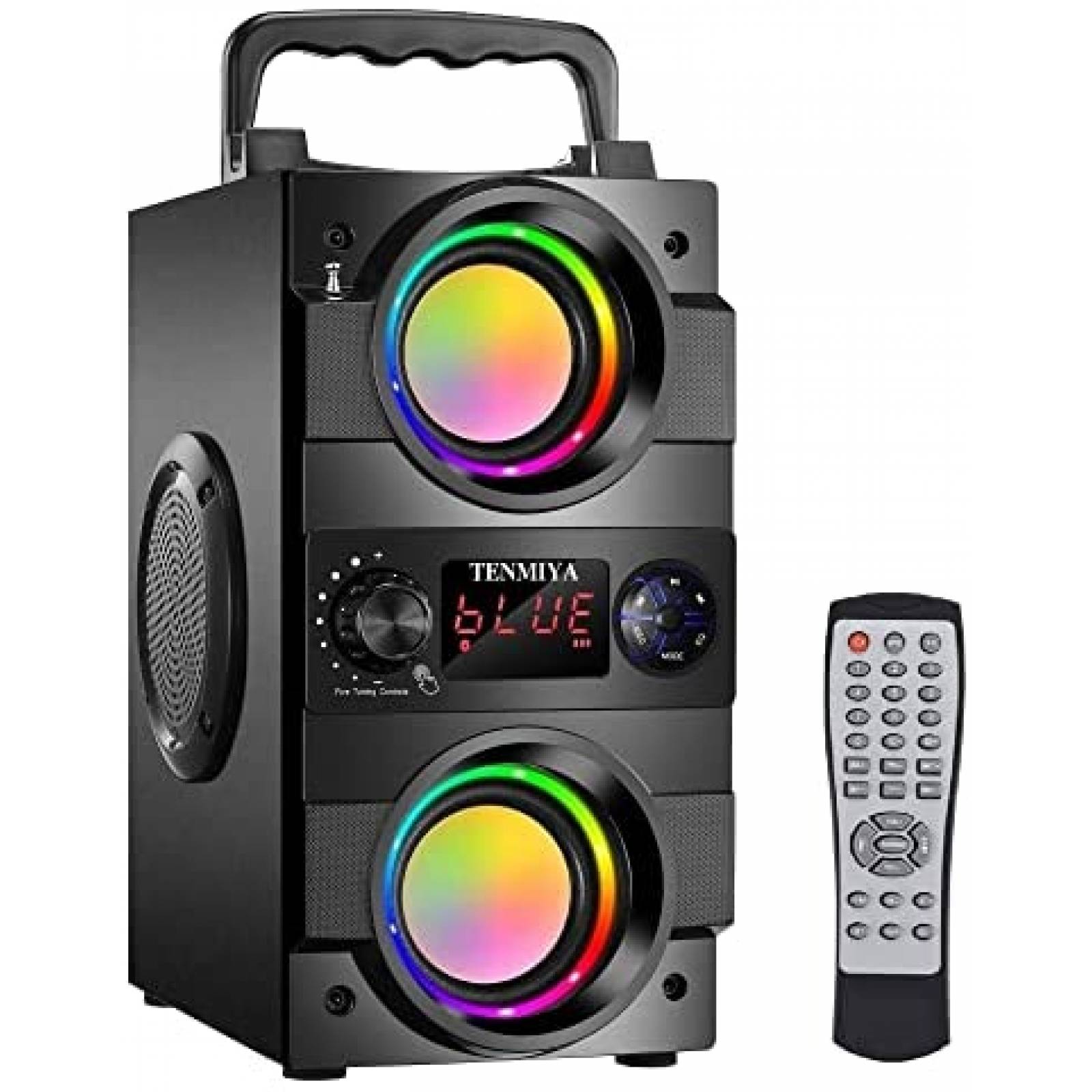 Bocina Portatil TENMIYA A23 Pro con Bluetooth 5.0 -Negro