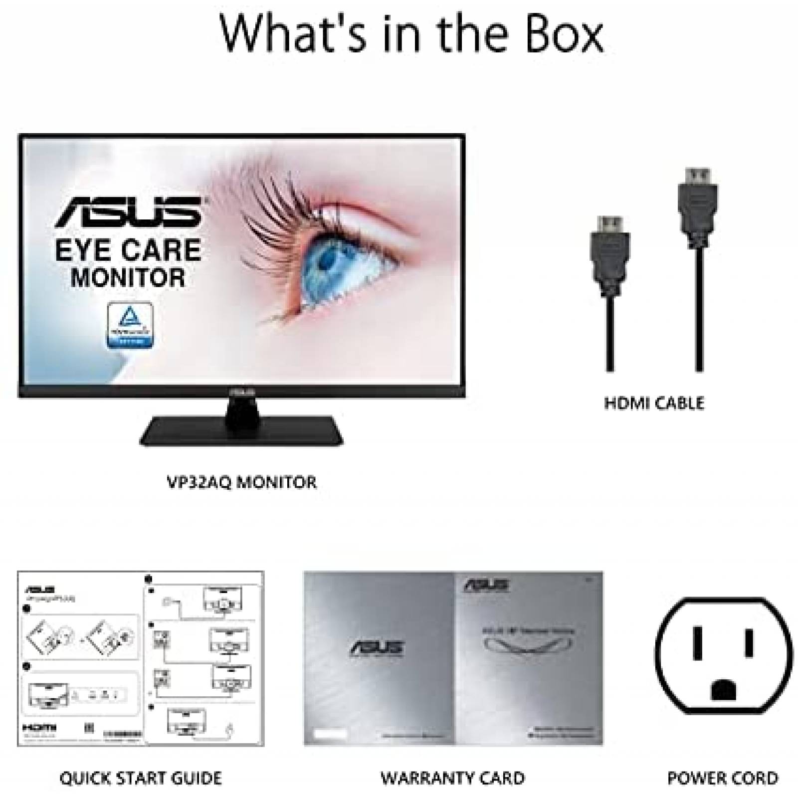 Monitor ASUS VP32AQ 31.5 2K 2560 x 1440 IPS 75Hz HDMI