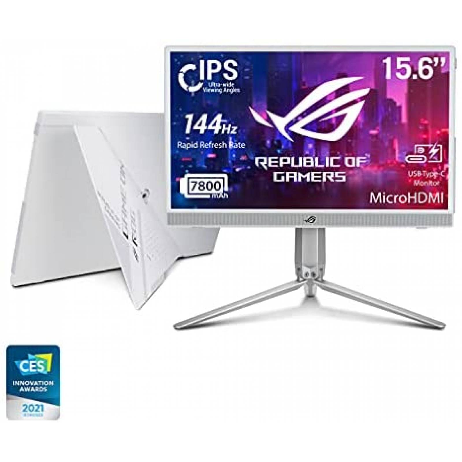 Monitor Gamer Asus ROG Strix XG16AHP-W 15.6 FHD 144Hz Blanco