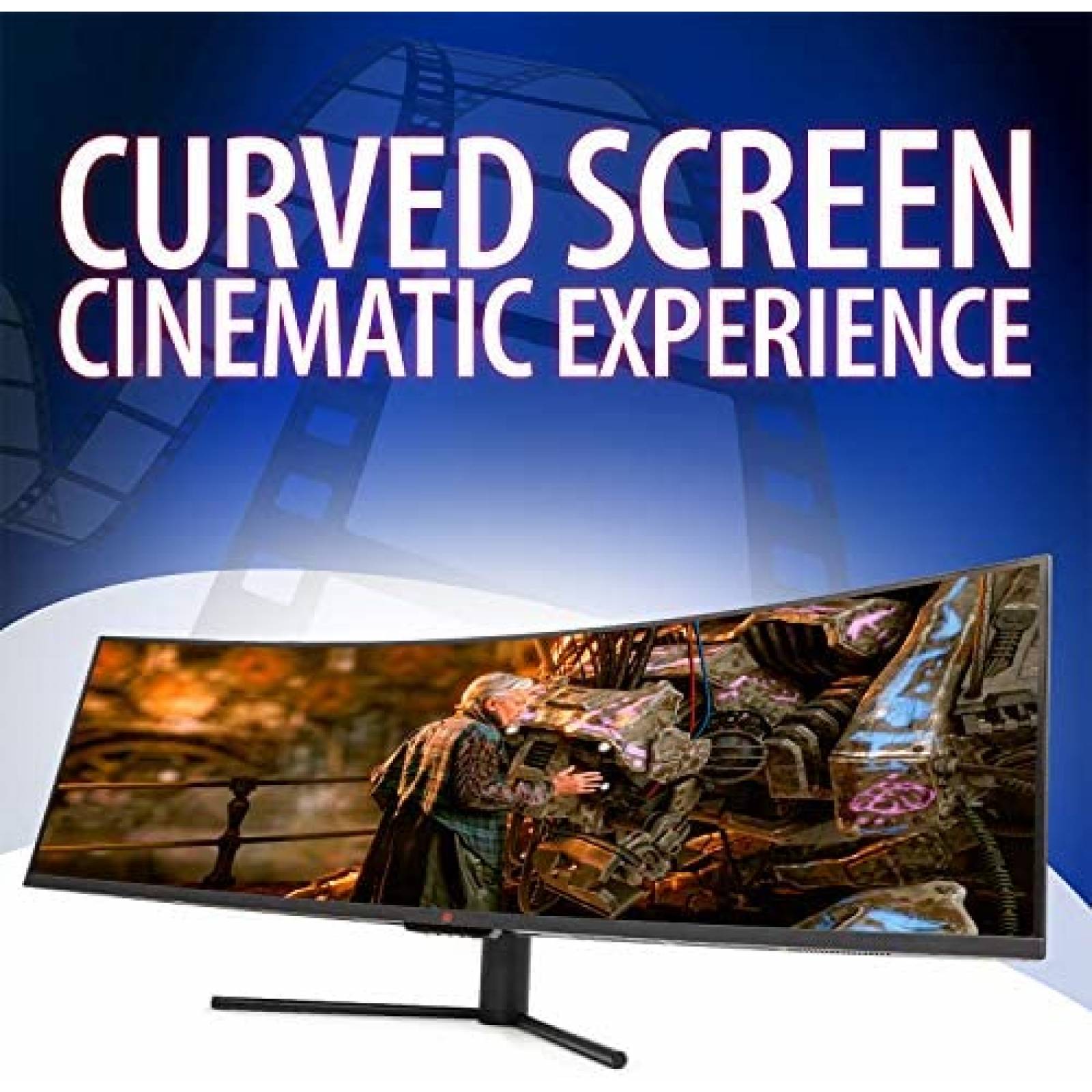 Monitor Deco Gear VIEW490 49" Curvo 32:9 3 HDMI -Grande