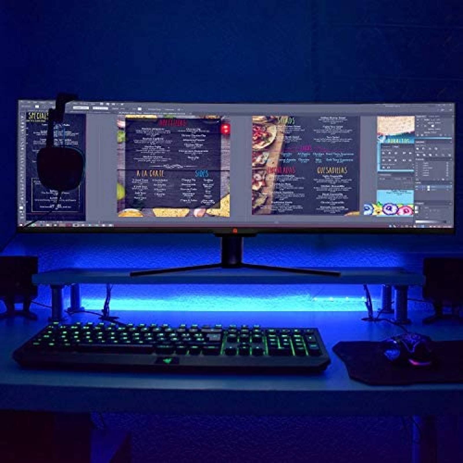 Monitor Deco Gear VIEW490 49" Curvo 32:9 3 HDMI -Grande