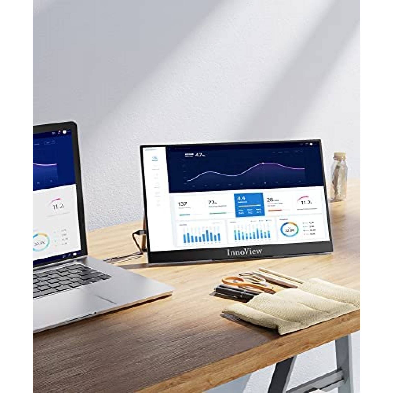 Monitor InnoView Ultra Slim HDMI USB C 15.6 '' FHD 1080P IPS