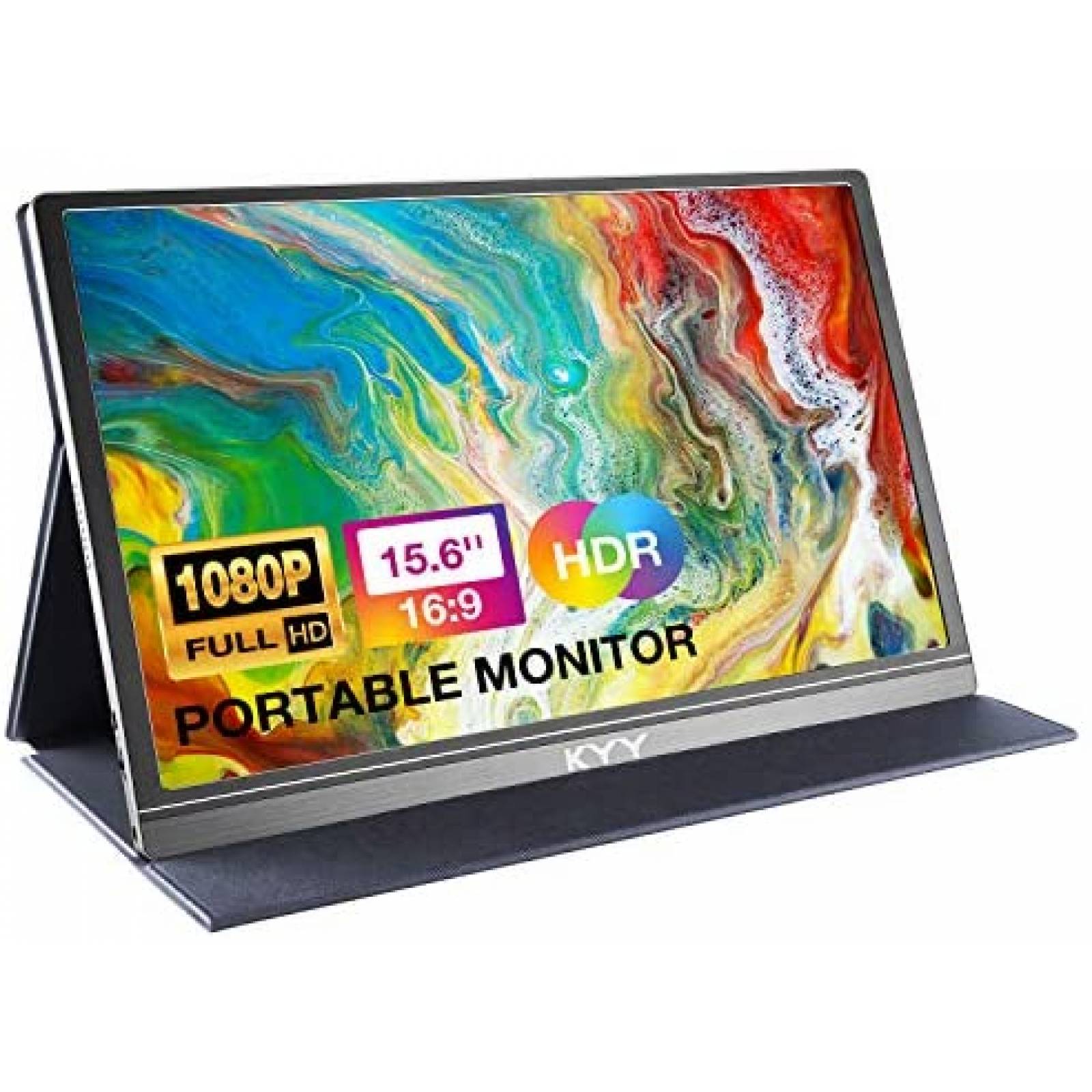 Monitor KYY K3 15.6'' 1080P FHD HDMI USB-C 60Hz -Gris