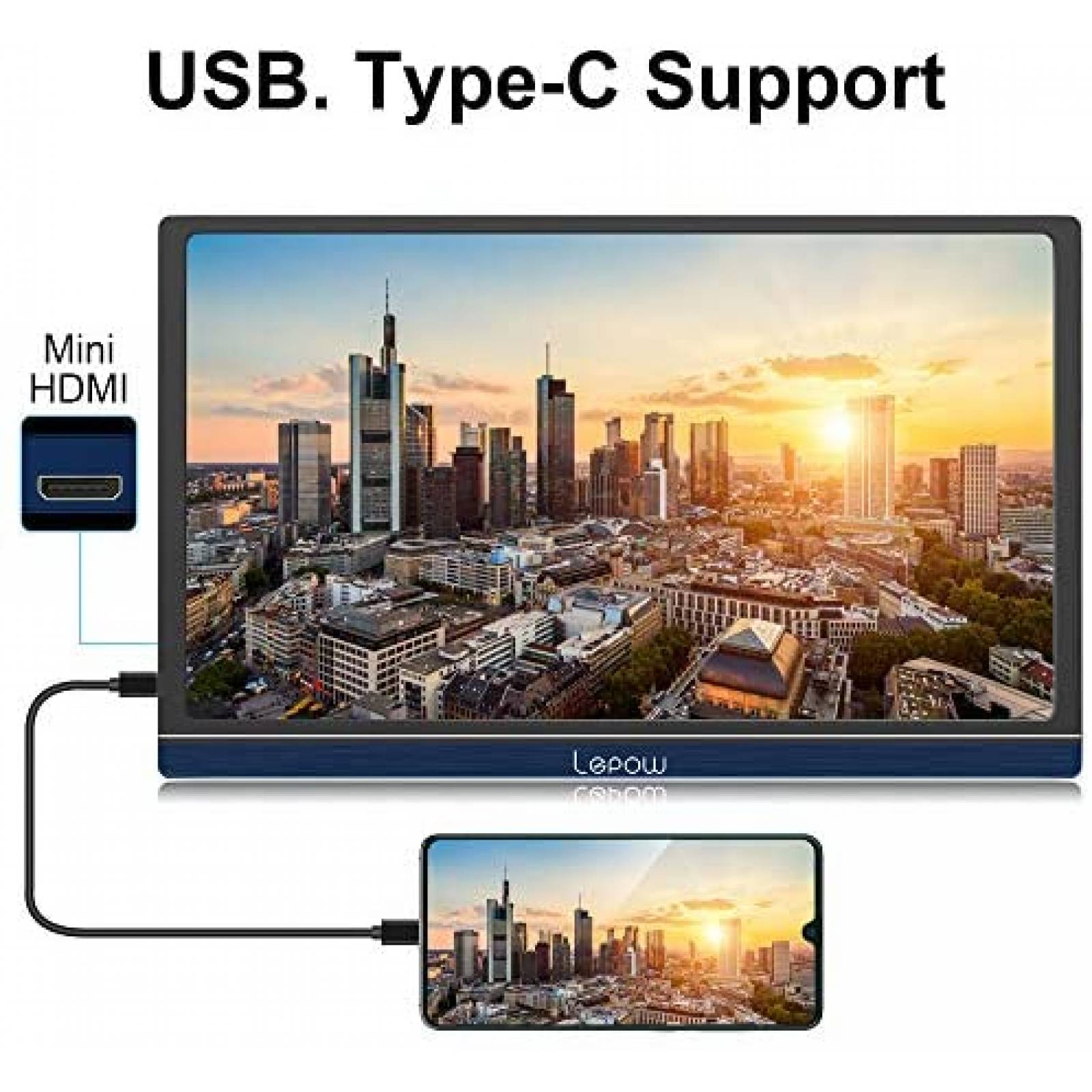 Monitor Lepow Z1 Pro 15.6 '' IPS 1920 x 1080 60 Hz