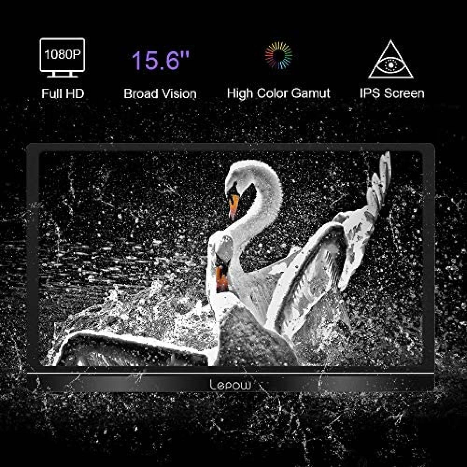 Monitor Lepow Z1-Gamut Portatil 15.6 '' IPS 1080P HDMI