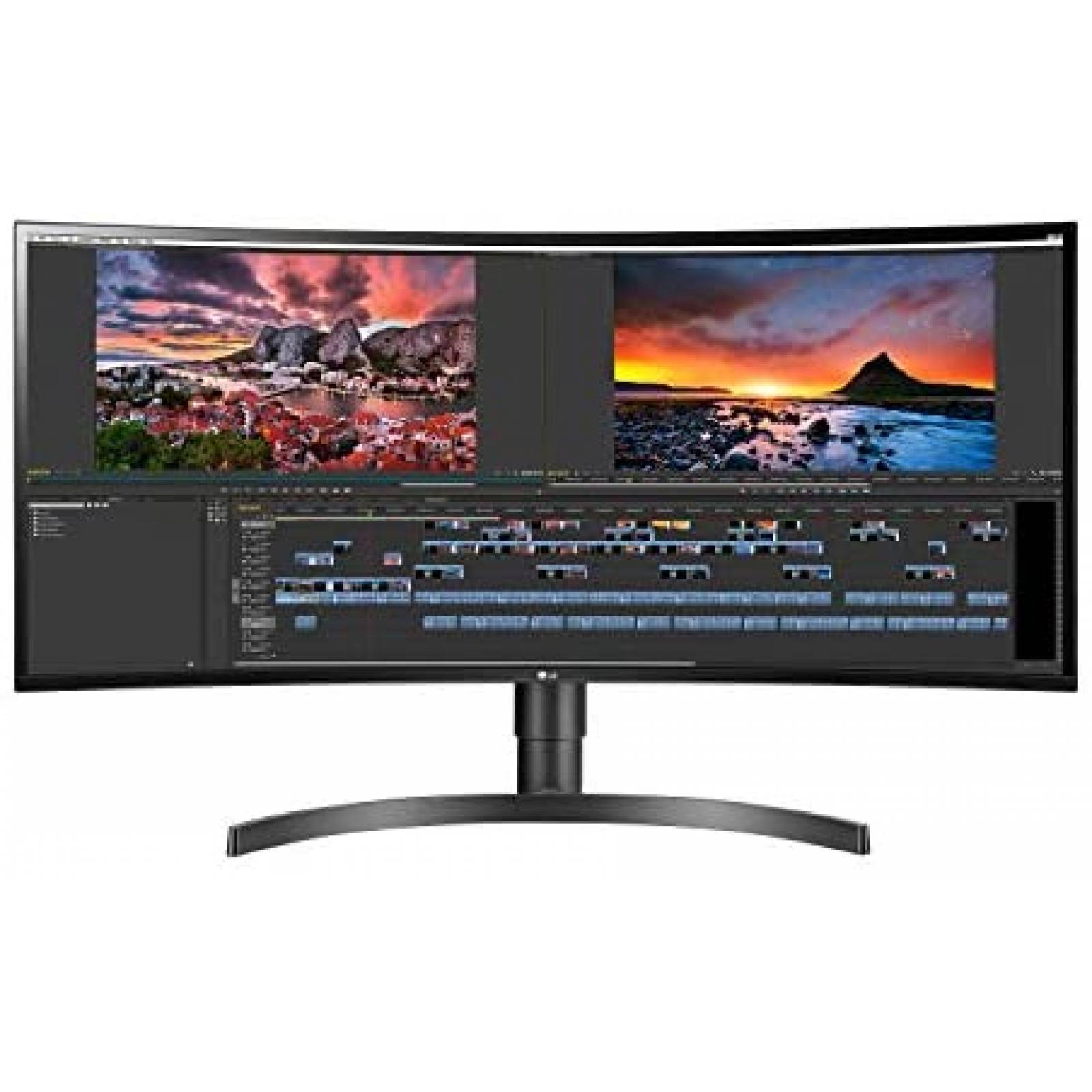 Monitor LG 34WN80C-B 34'' 21:9 Curvo 3440 x 1440 IPS Display