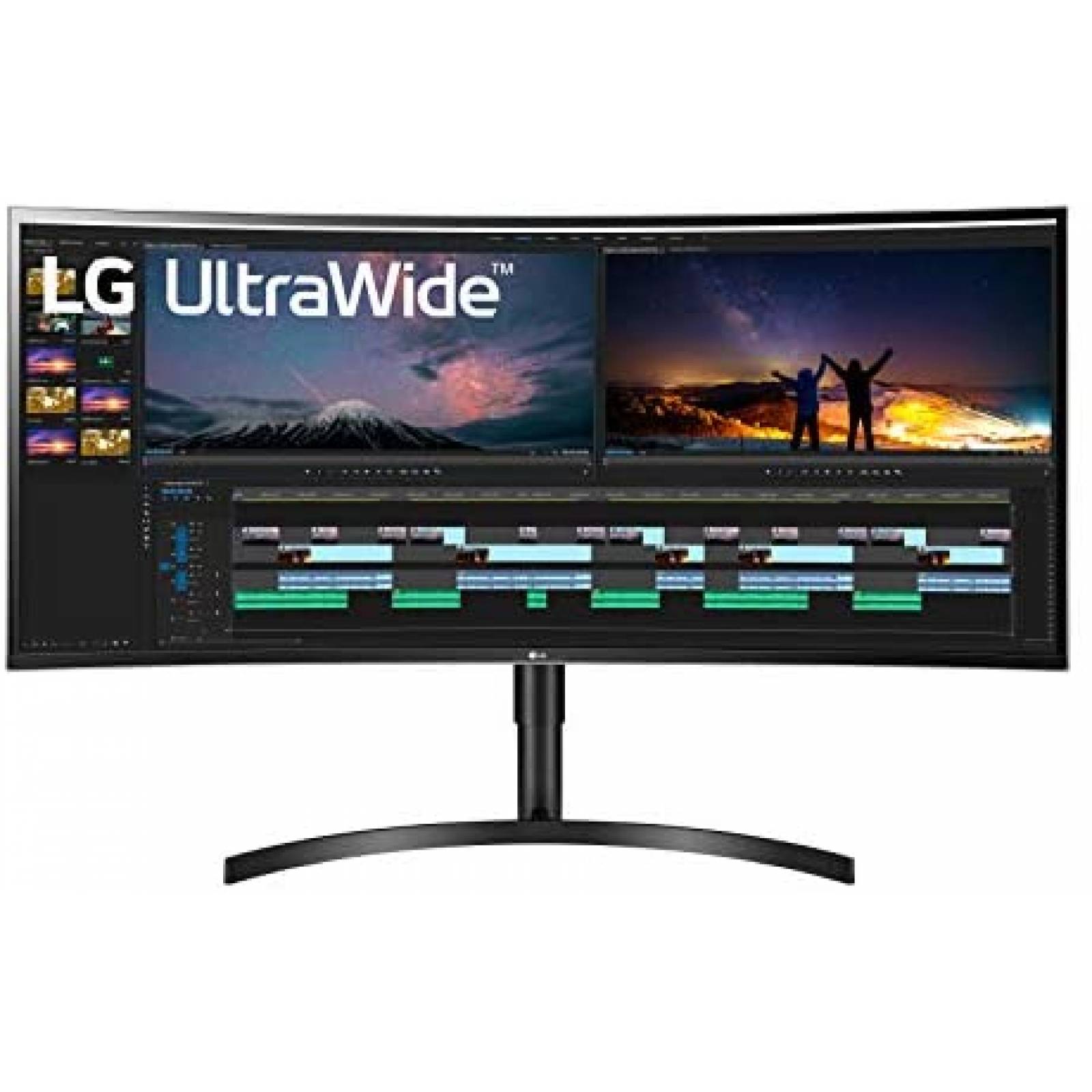 Monitor LG 38WN75C-B 38" 21:9 Curvo 3840 x1600 Pantalla IPS