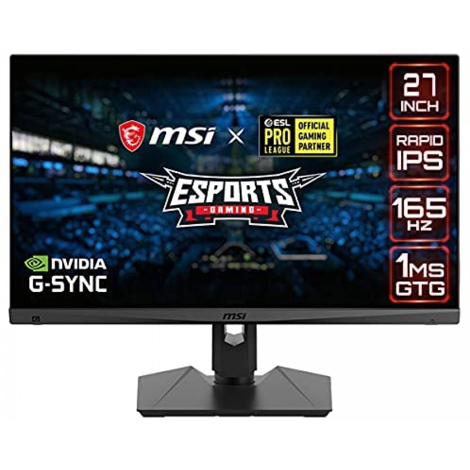 Monitor MSI Optix MAG274R2 920 x 1080 165HZ 27'' -Negro