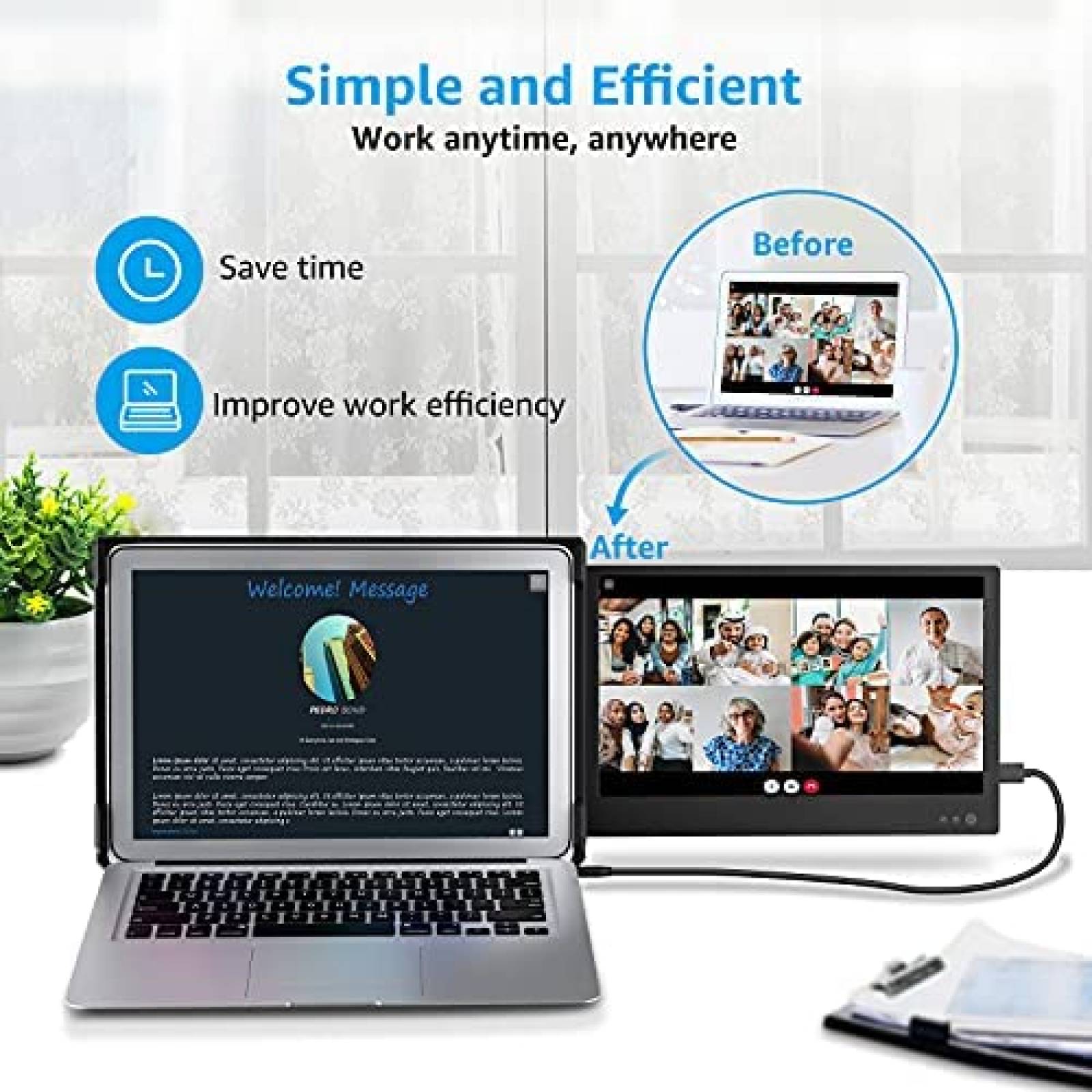 Monitor OFIYAA P1 12'' FHD 1080P IPS 60 Hz Puerto HDMI