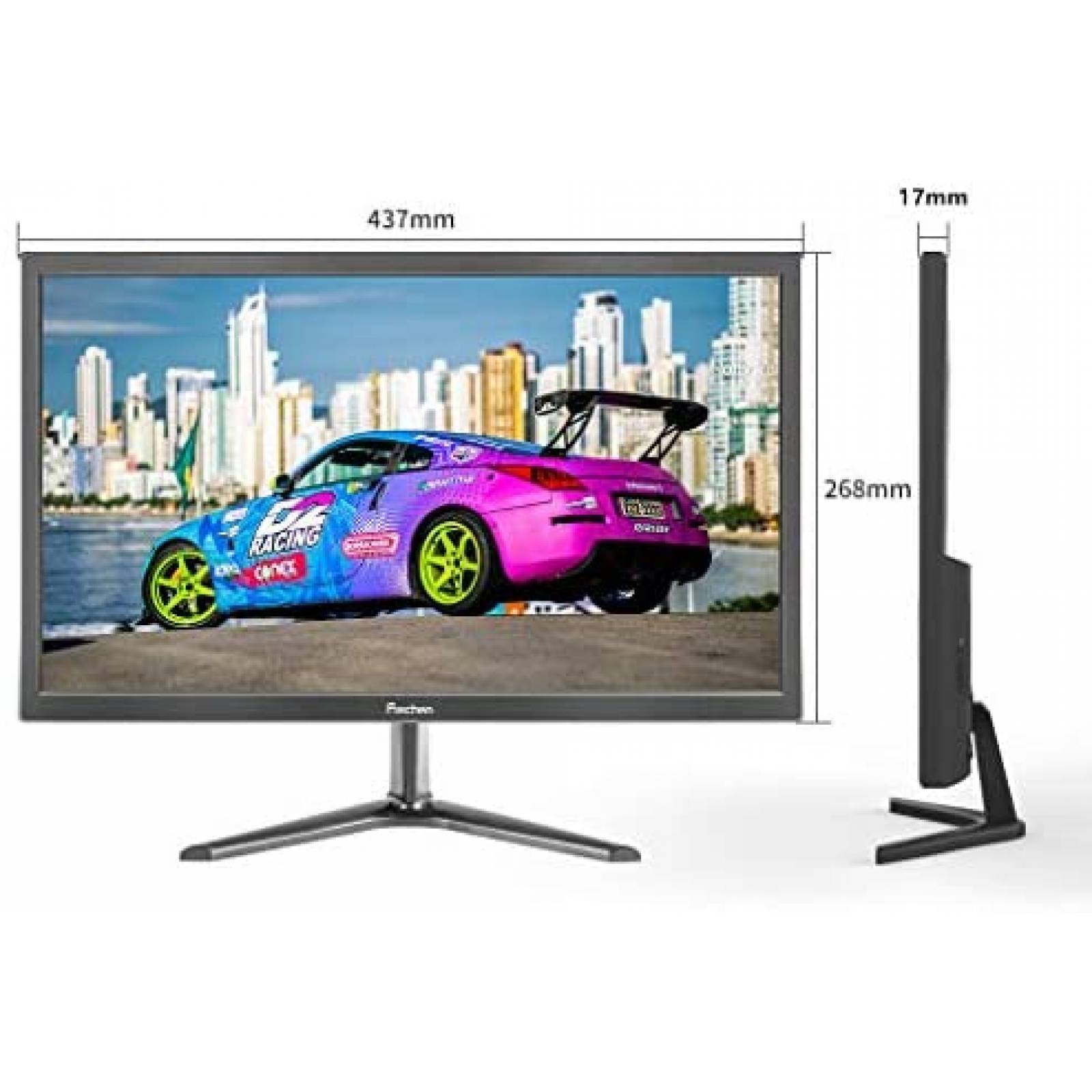 Monitor Prechen de PC 19" 60 Hz 5 ms con altavoz -Negro