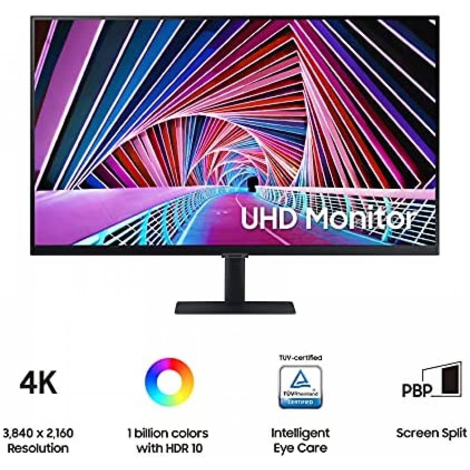 Monitor SAMSUNG S70A 32 '' 4K 60 Hz Puerto HDMI HDR 10