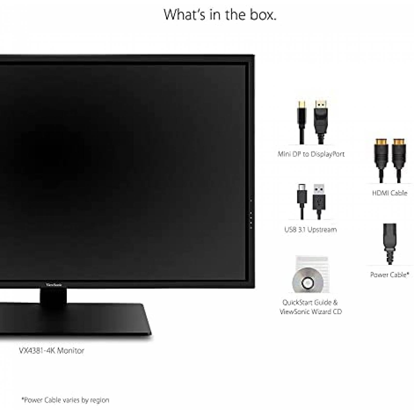 Monitor ViewSonic VX4381 4K 43'' Ultra HD MVA 4K HDMI USB