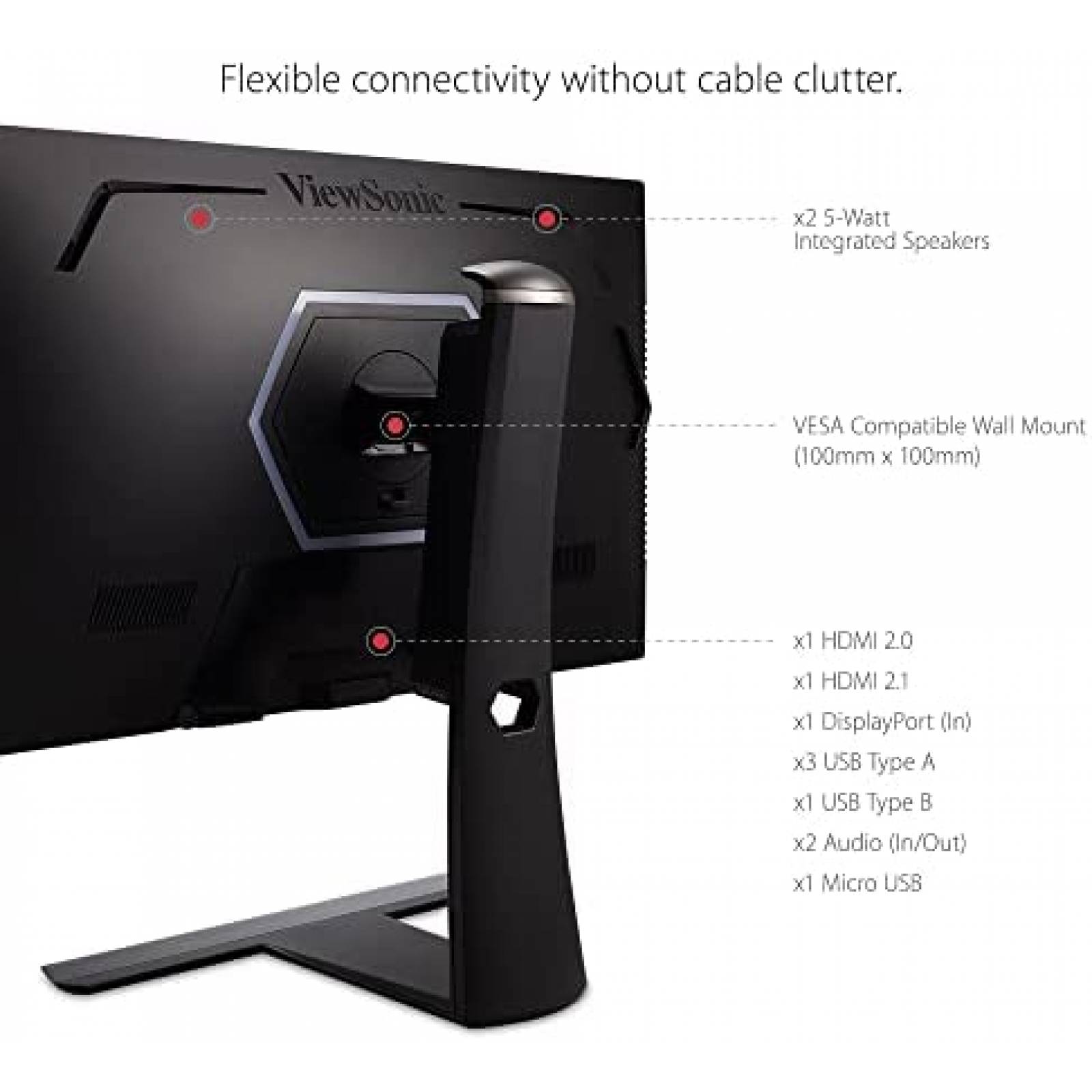 Monitor ViewSonic Elite XG320U Para Juegos 32 ''150 Hz 1 ms